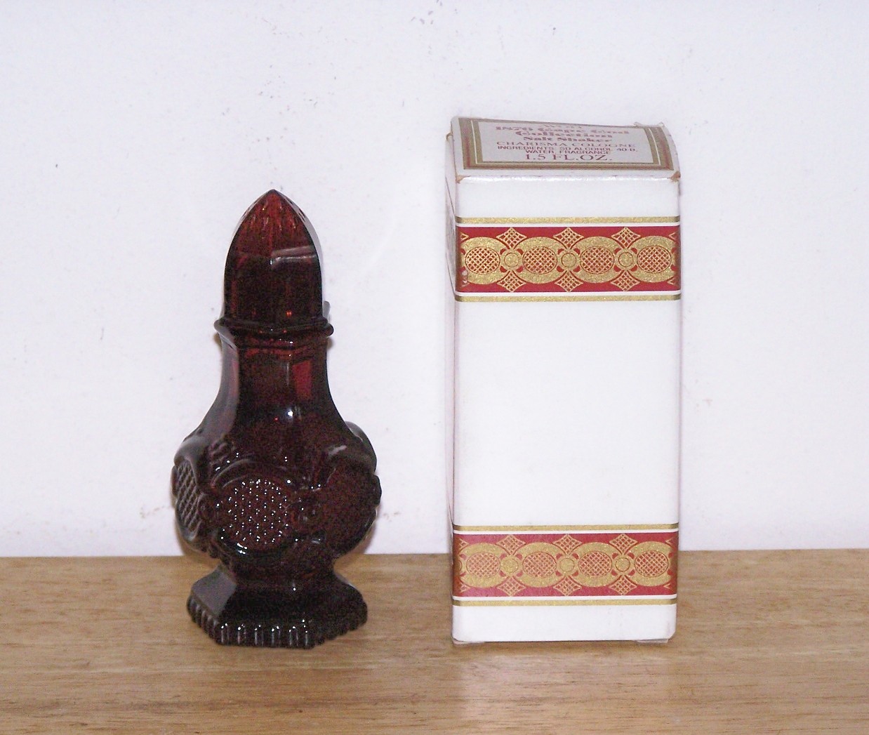 Avon Cape Cod Collection Salt Shaker Charisma Cologne