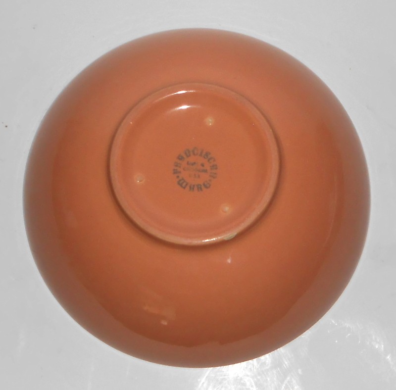 Franciscan Pottery El Patio Gloss Coral #24 Vegetable Bowl