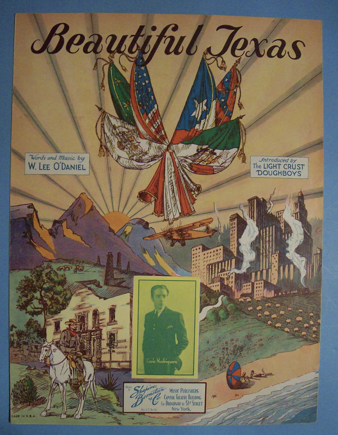 Sheet Music For 1933 Beautiful Texas