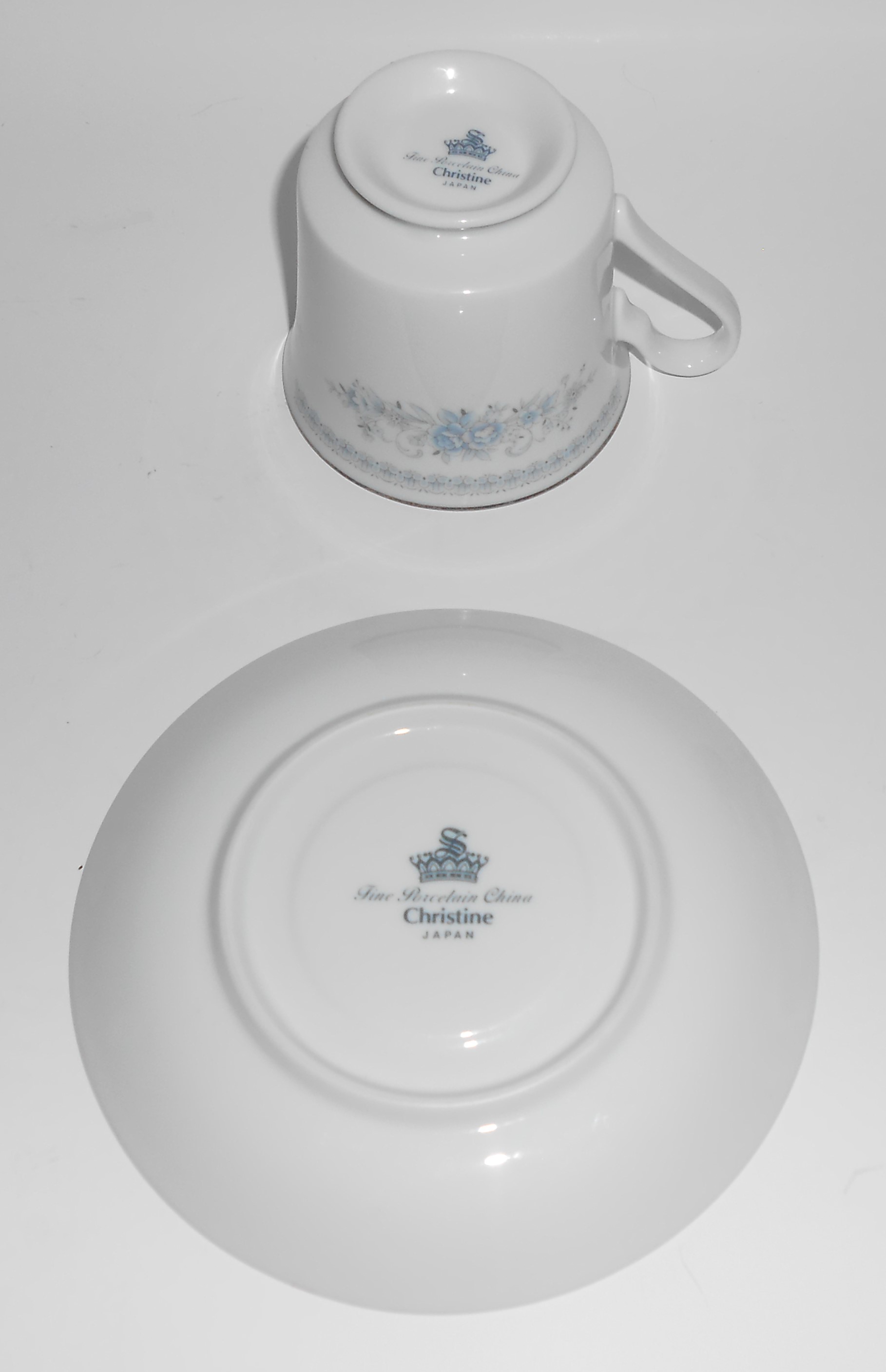 Fine China Of Japan Porcelain Platinum Christine Cup &