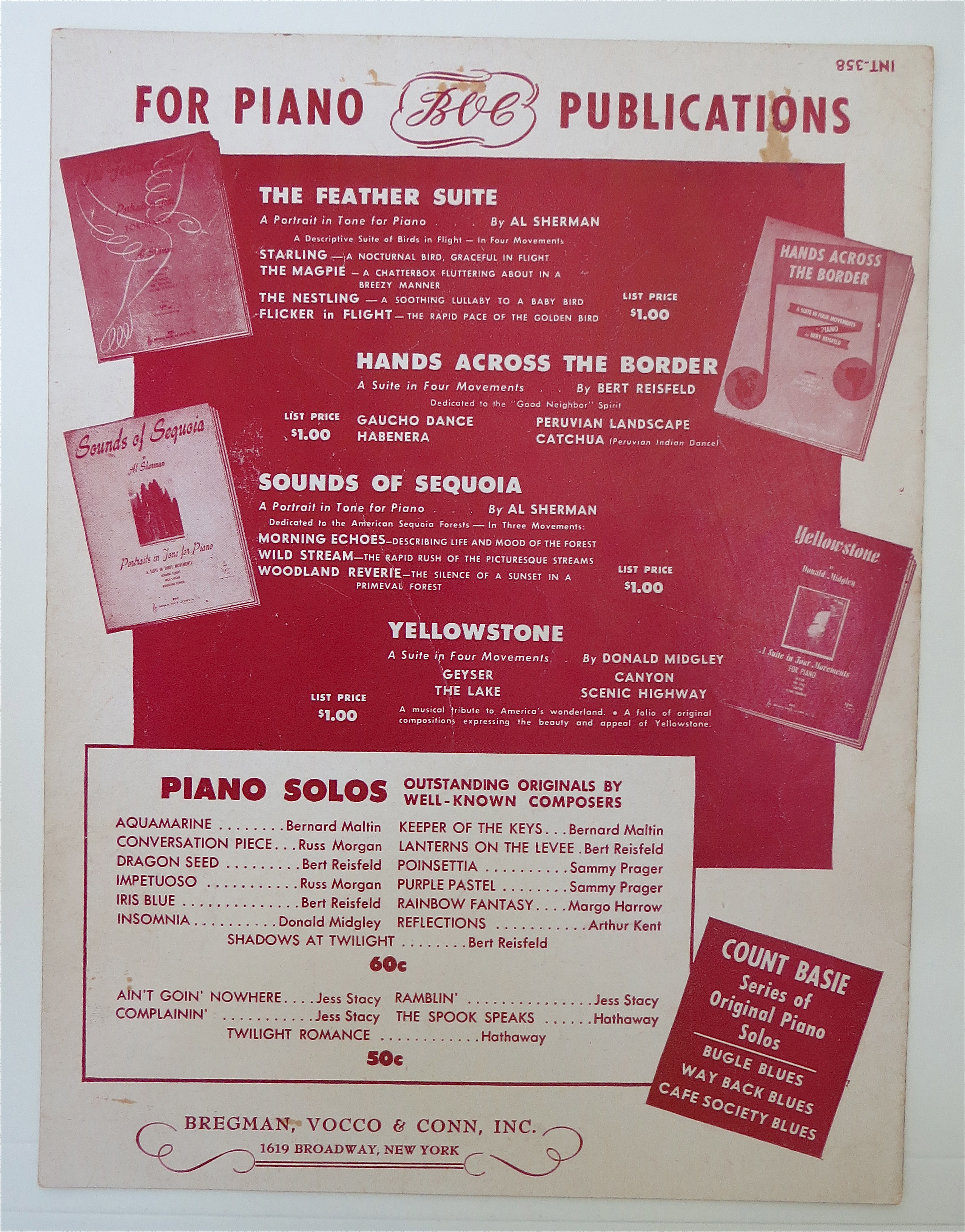 1944 David Rose Holiday For Strings