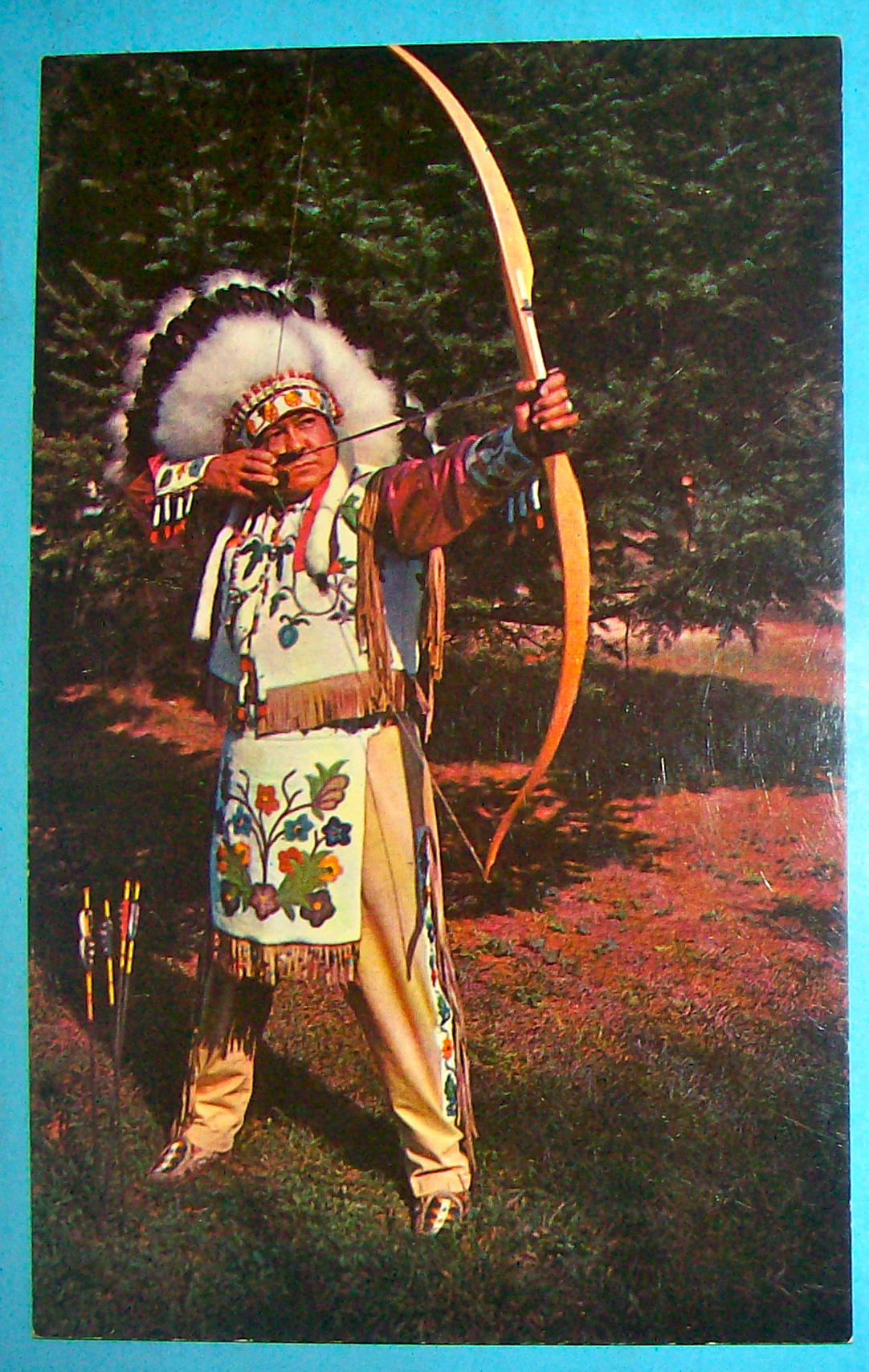 An Old Indian Skill Postcard