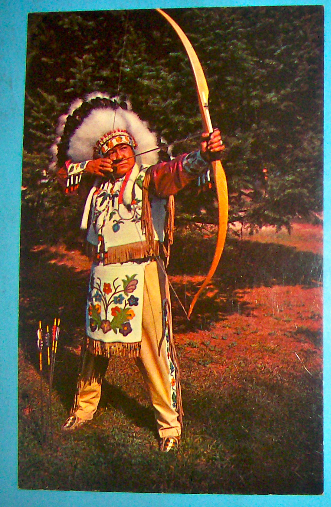 An Old Indian Skill Postcard