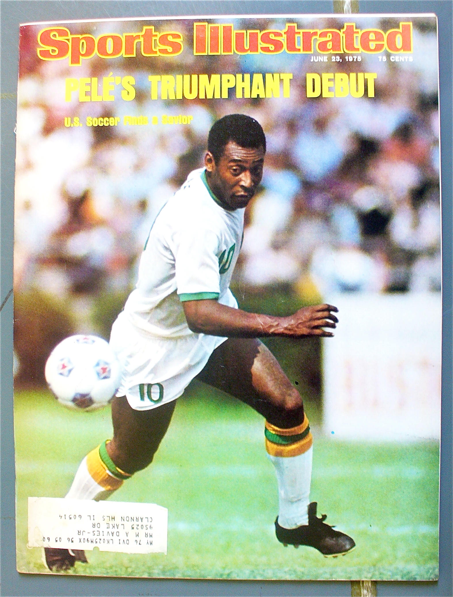 Sports Illustrated June 23, 1975 Pele's Debut
