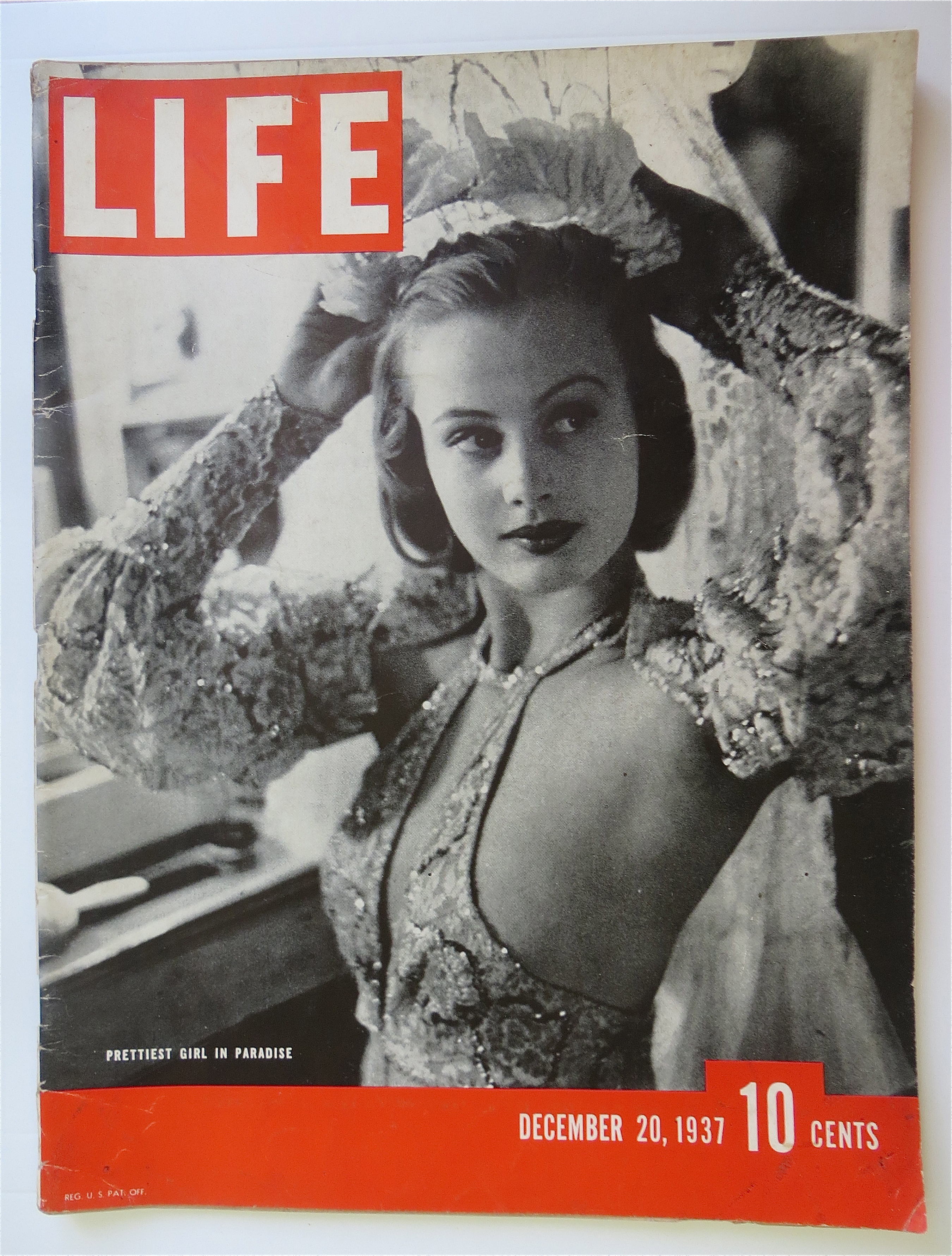 Life Magazine December 20, 1937 Prettiest Girl