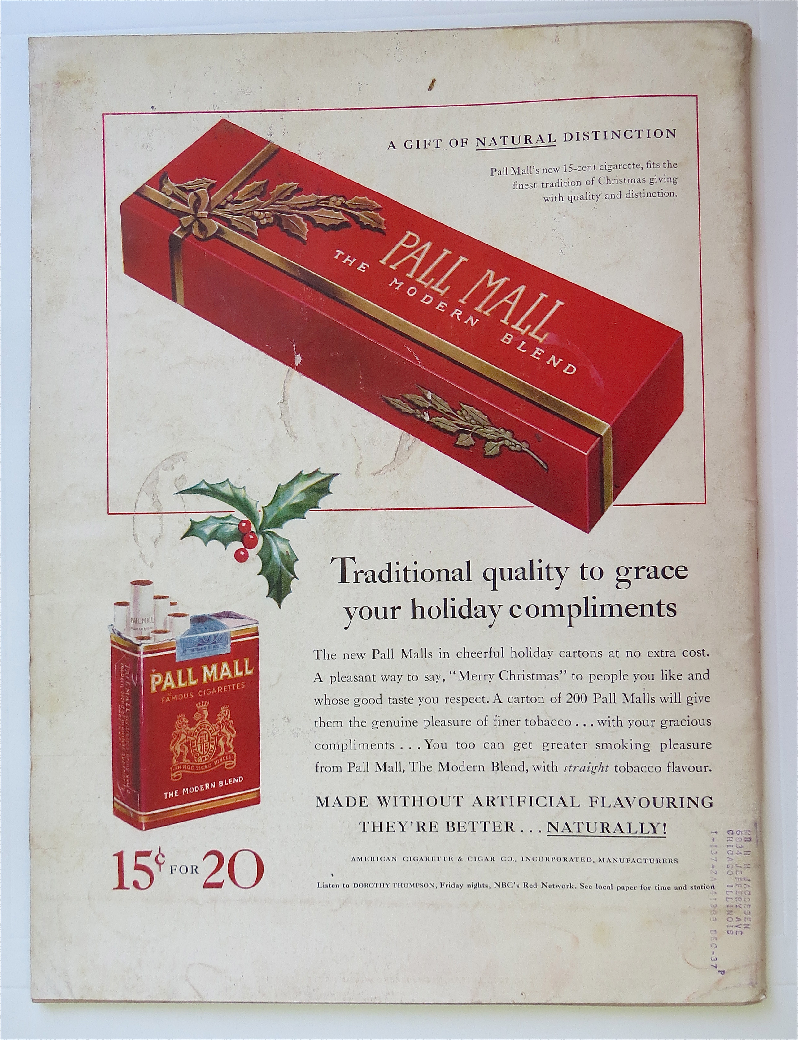 Life Magazine December 20, 1937 Prettiest Girl