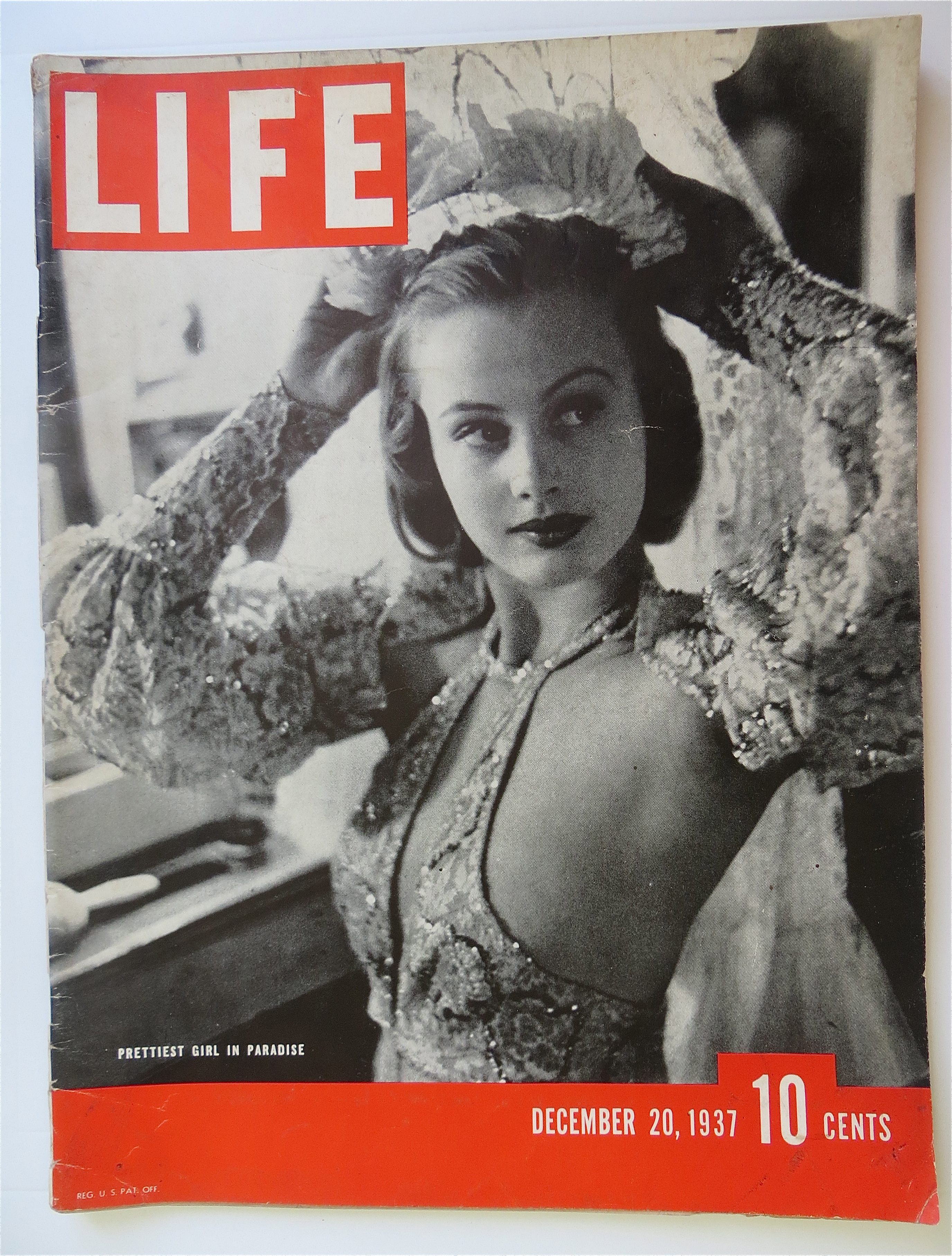 Life Magazine December 20, 1937 Prettiest Girl