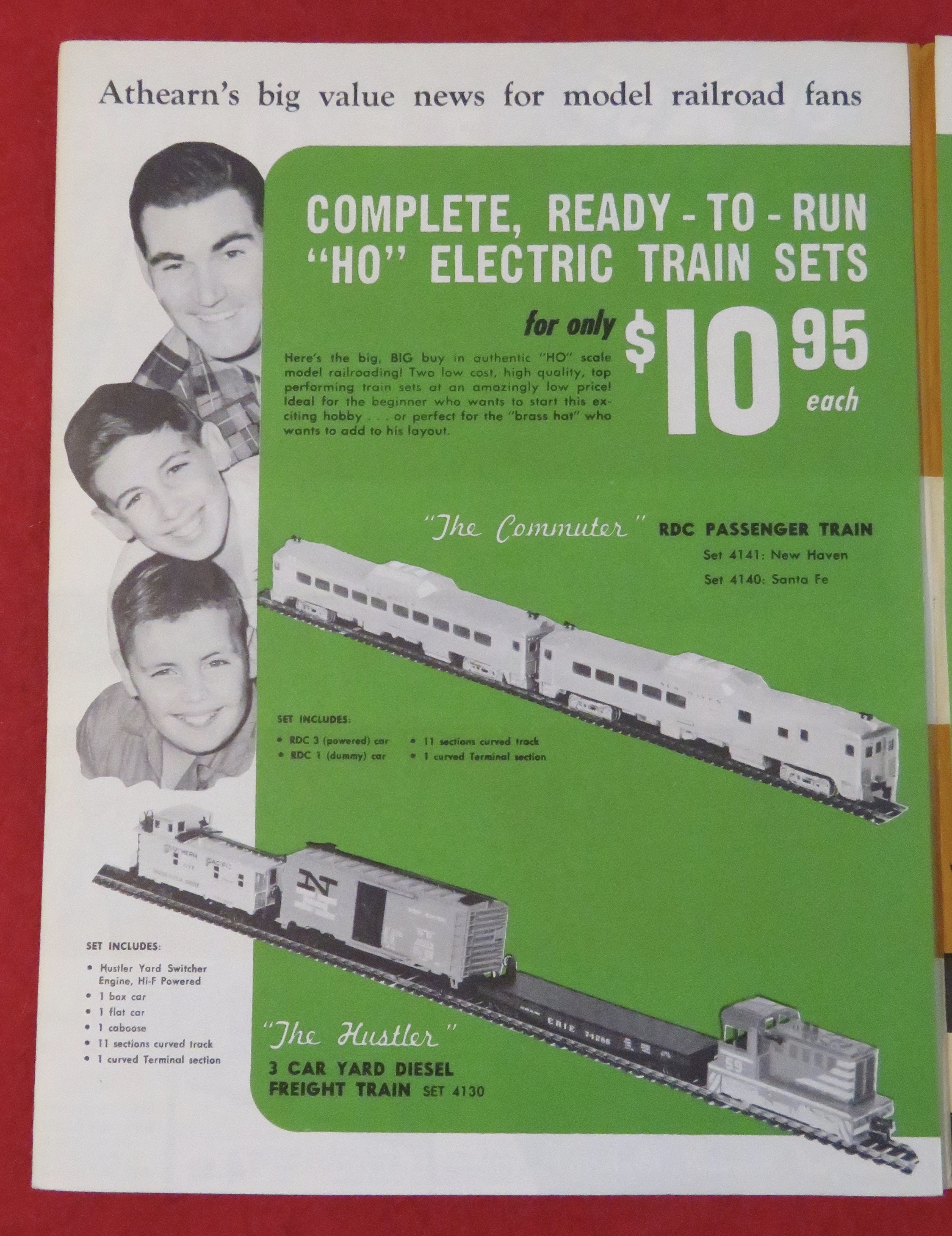 Athearn Model Railroad Train Catalog 1958 - 1959