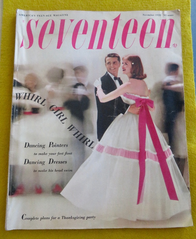 Seventeen Magazine November 1959 Dancing Pointers & Dresses