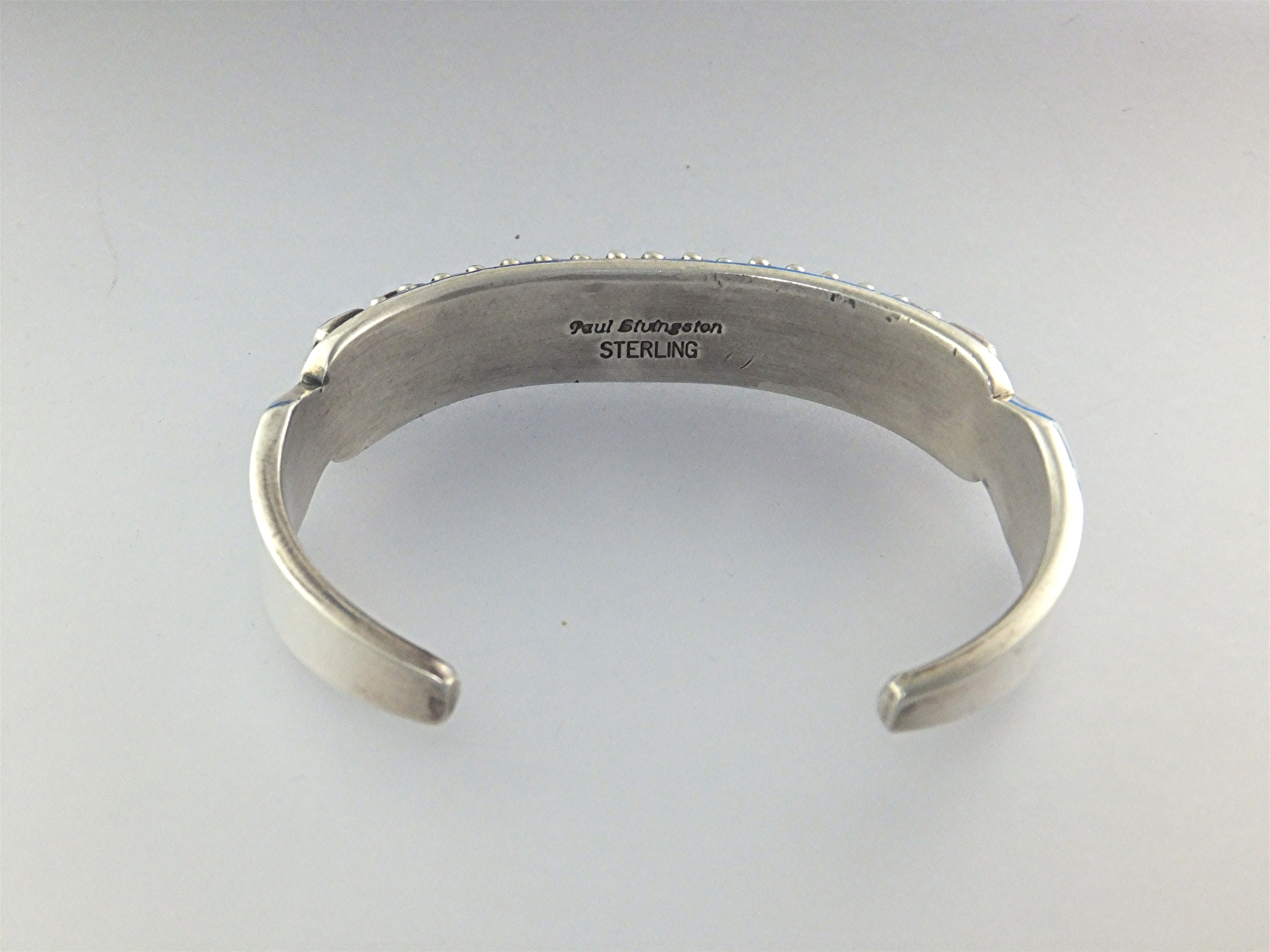 Paul Livingston Mediterranean Coral Sterling Silver Cuf