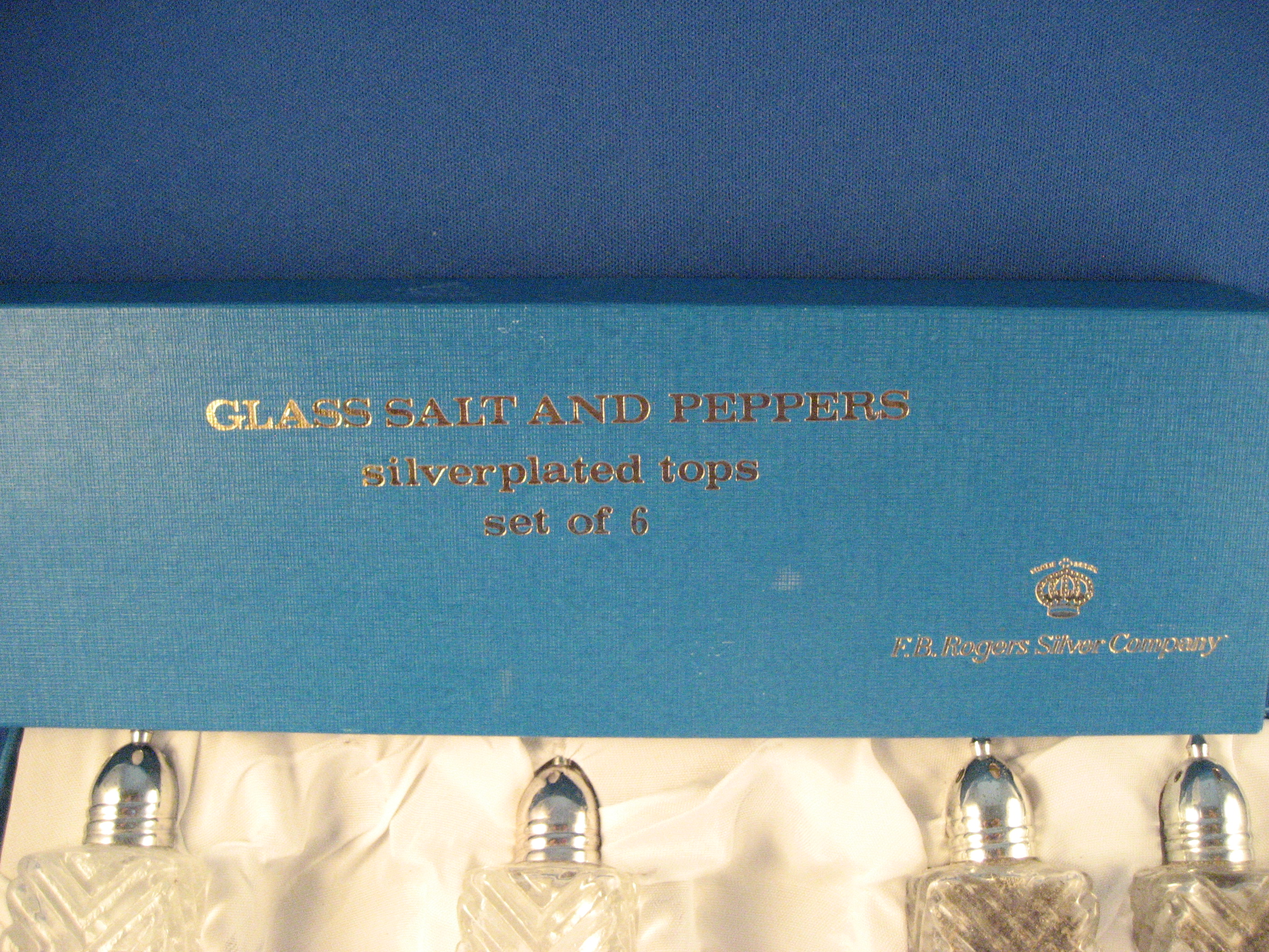 Box Set of Six Miniature Salt and Pepper Shakers