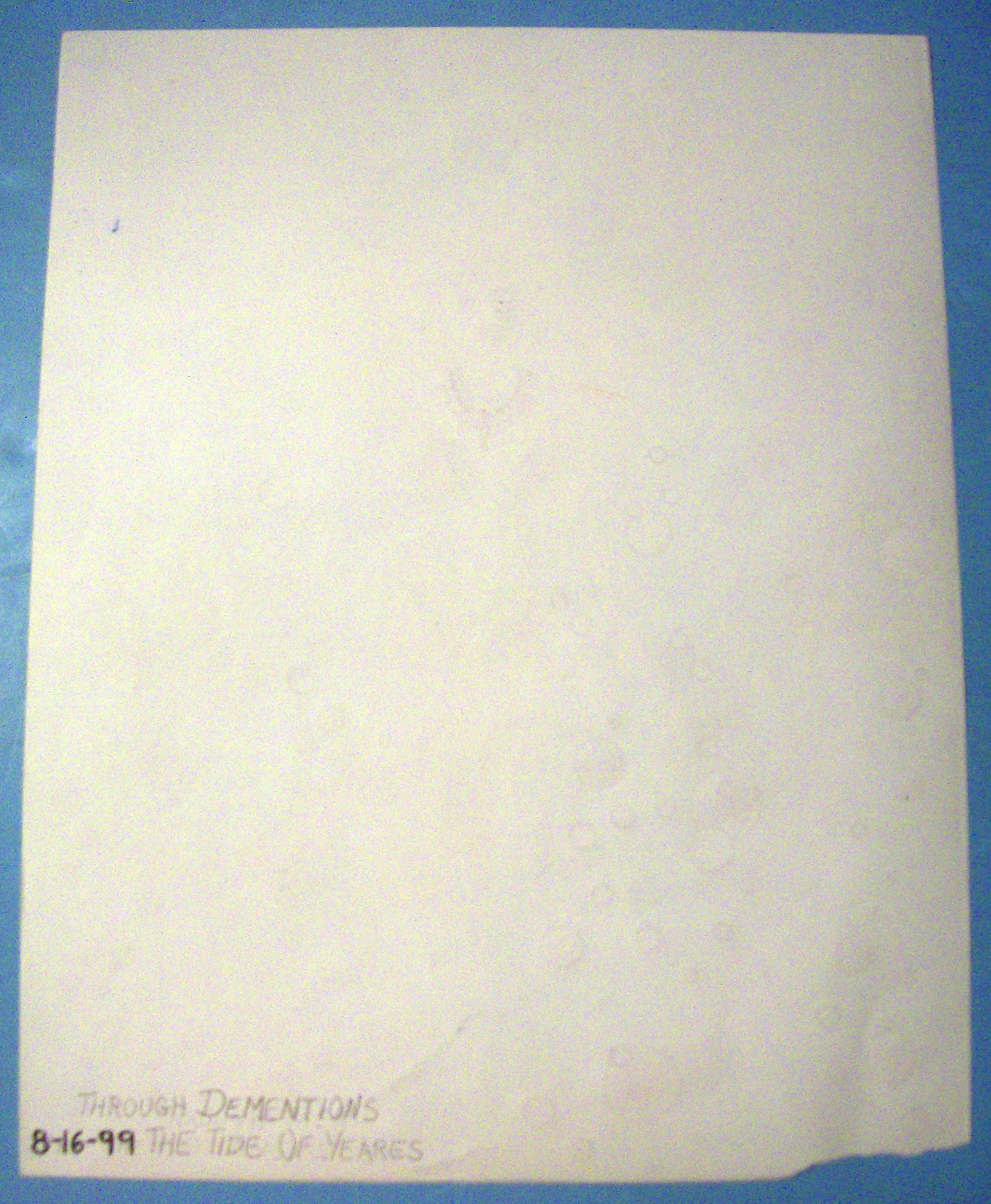 Through Dementions The Tide Of Years-Orig Nude Fantasy