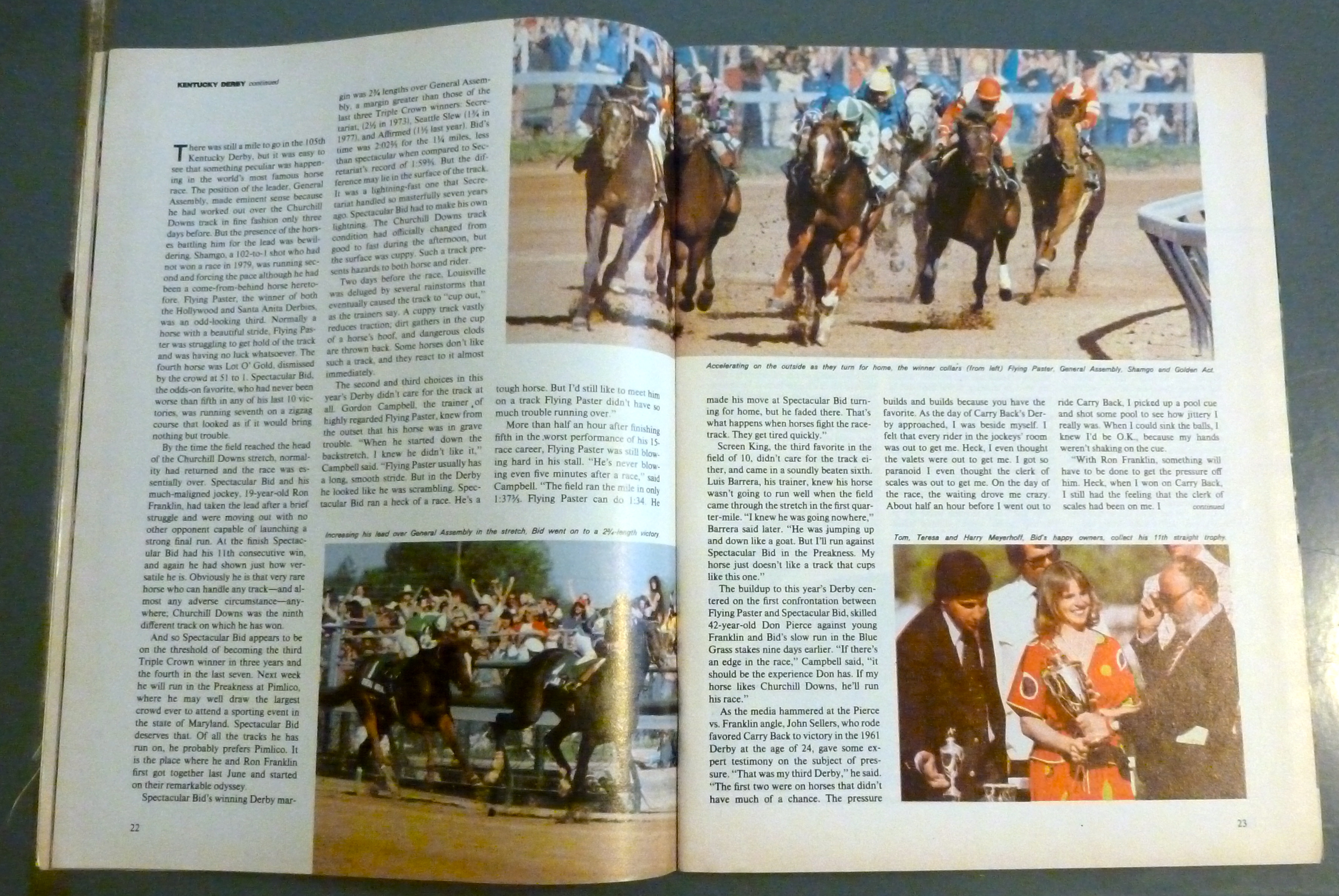Sport Illustrated May 14, 1979 Ron Franklin