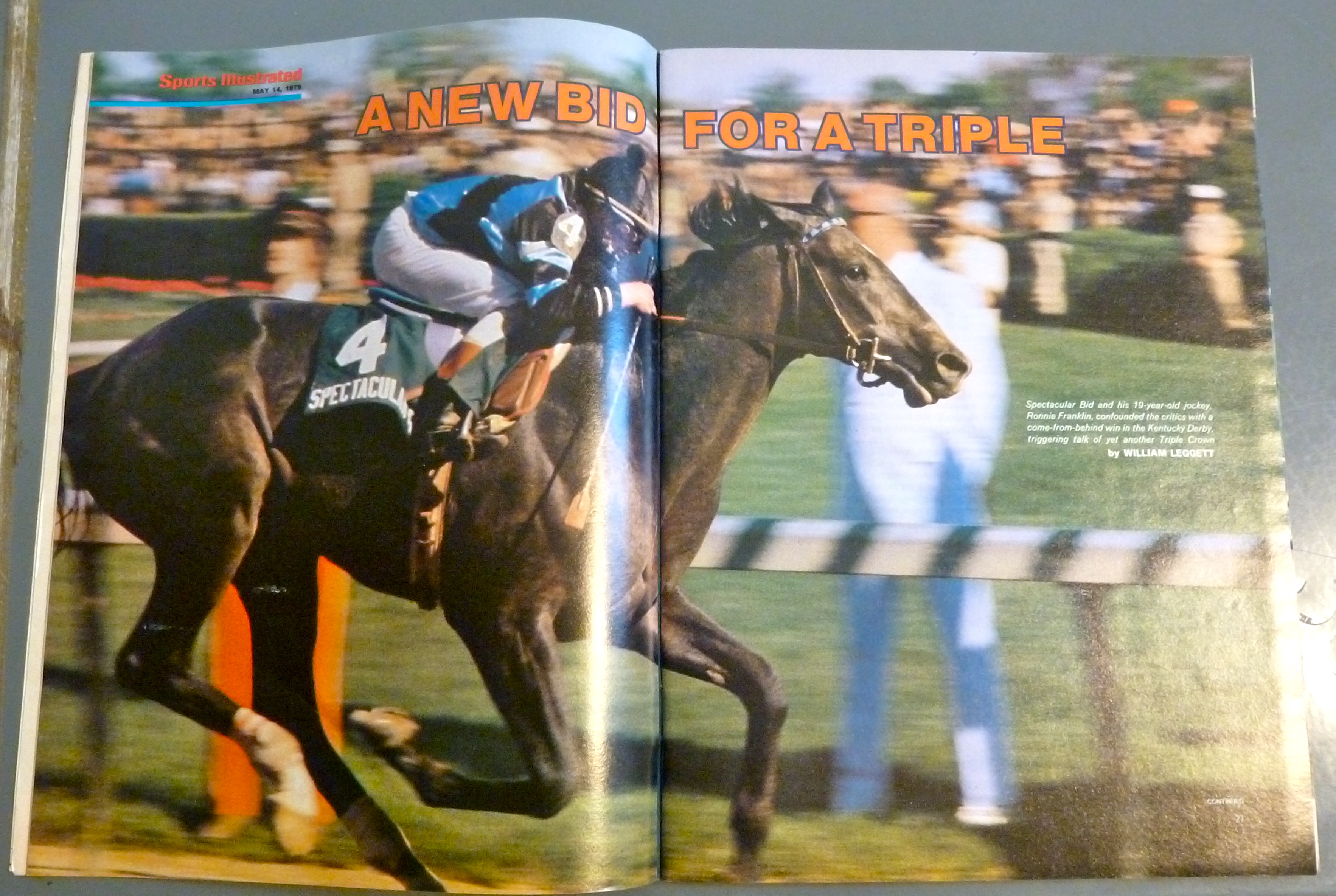 Sport Illustrated May 14, 1979 Ron Franklin
