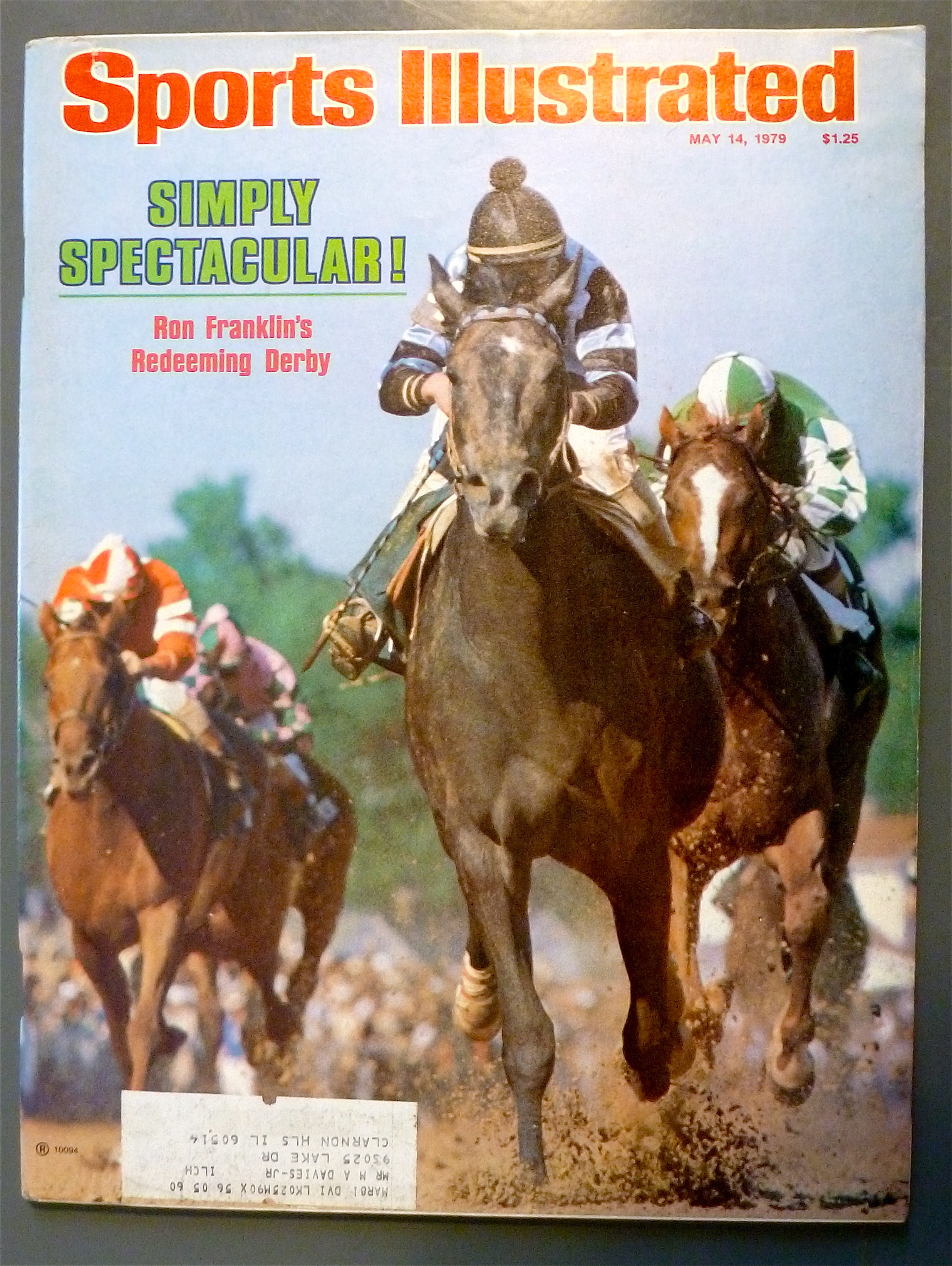 Sport Illustrated May 14, 1979 Ron Franklin