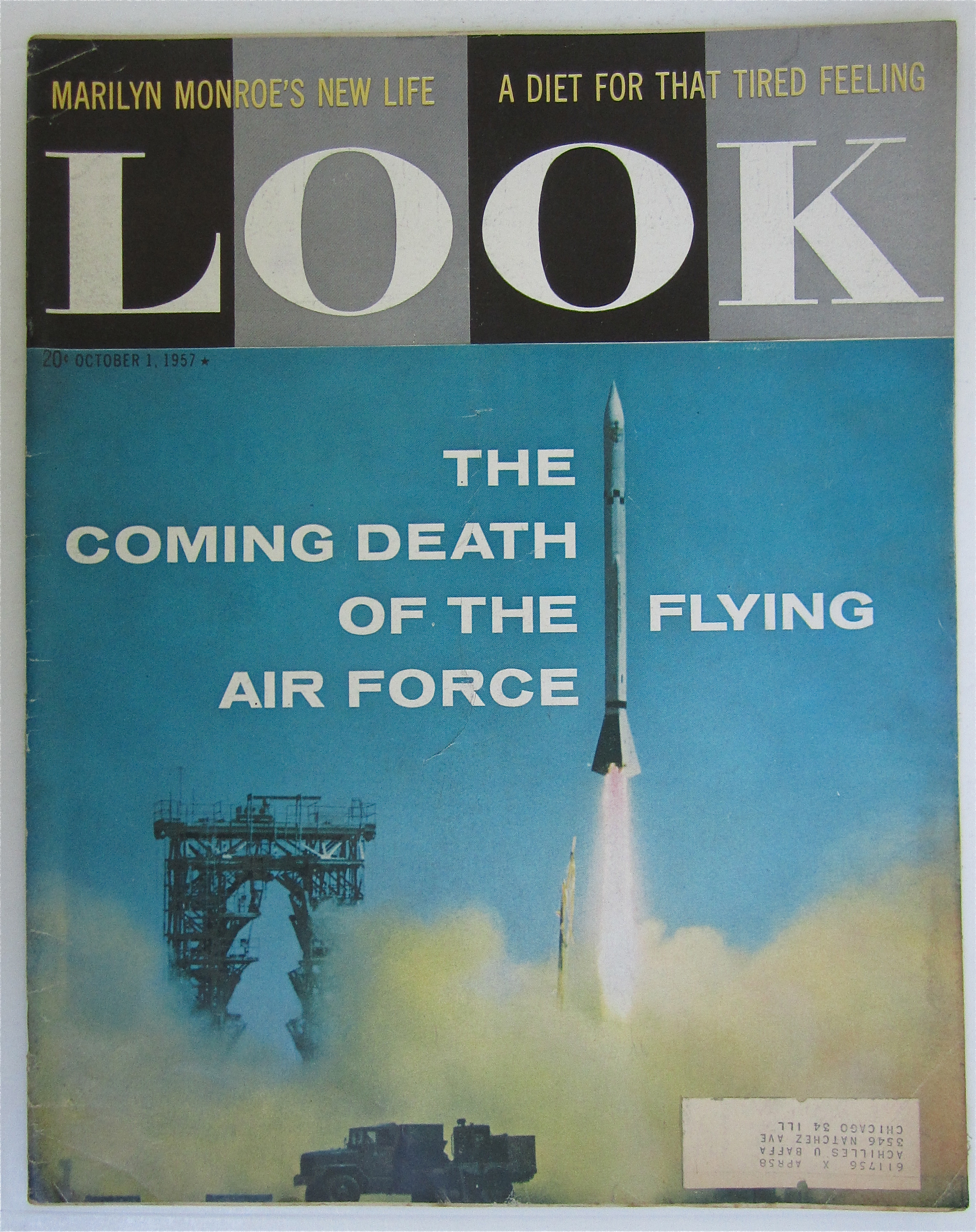 Look Magazine October 1, 1957 Marilyn Monroe's Life