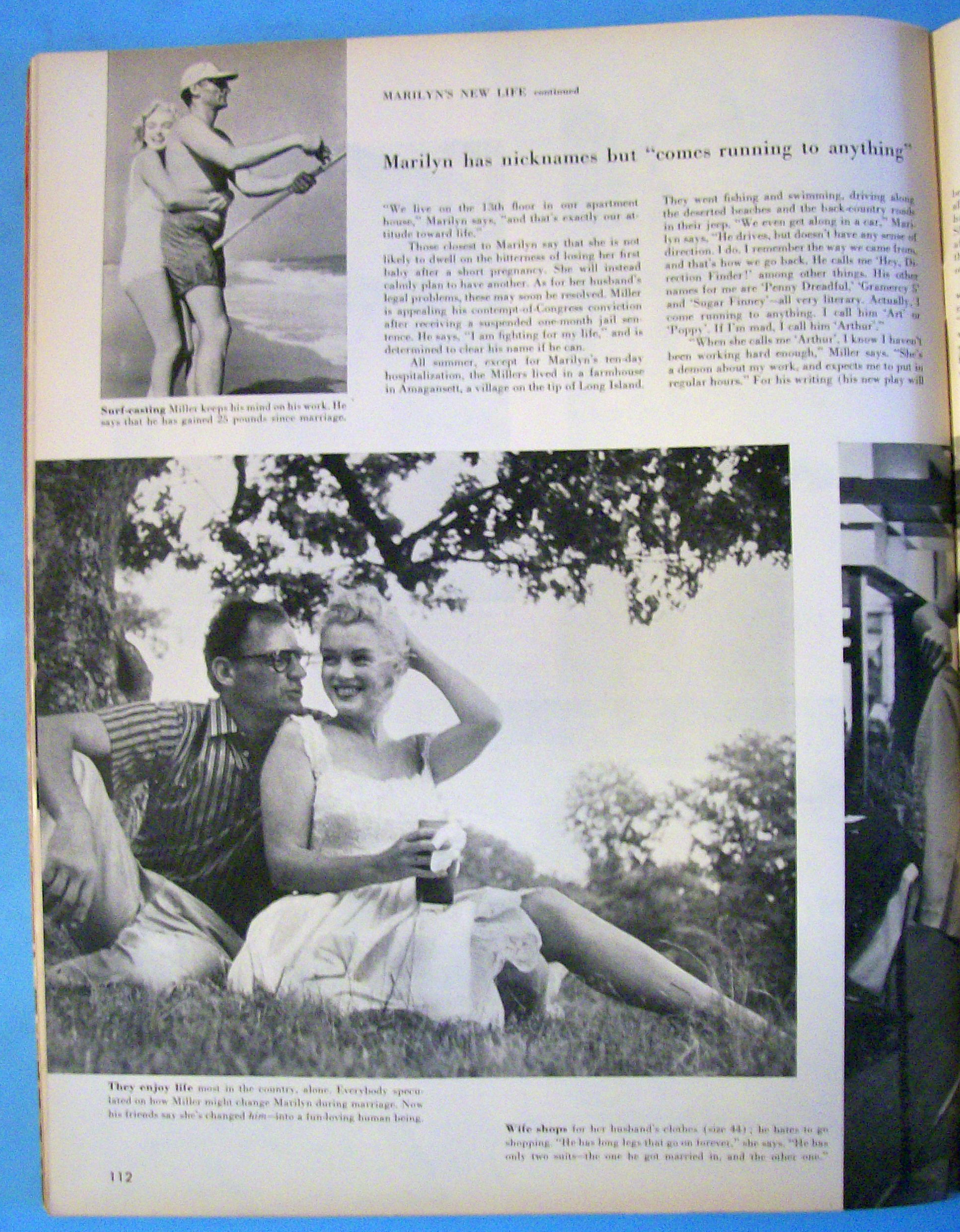 Look Magazine October 1, 1957 Marilyn Monroe's Life