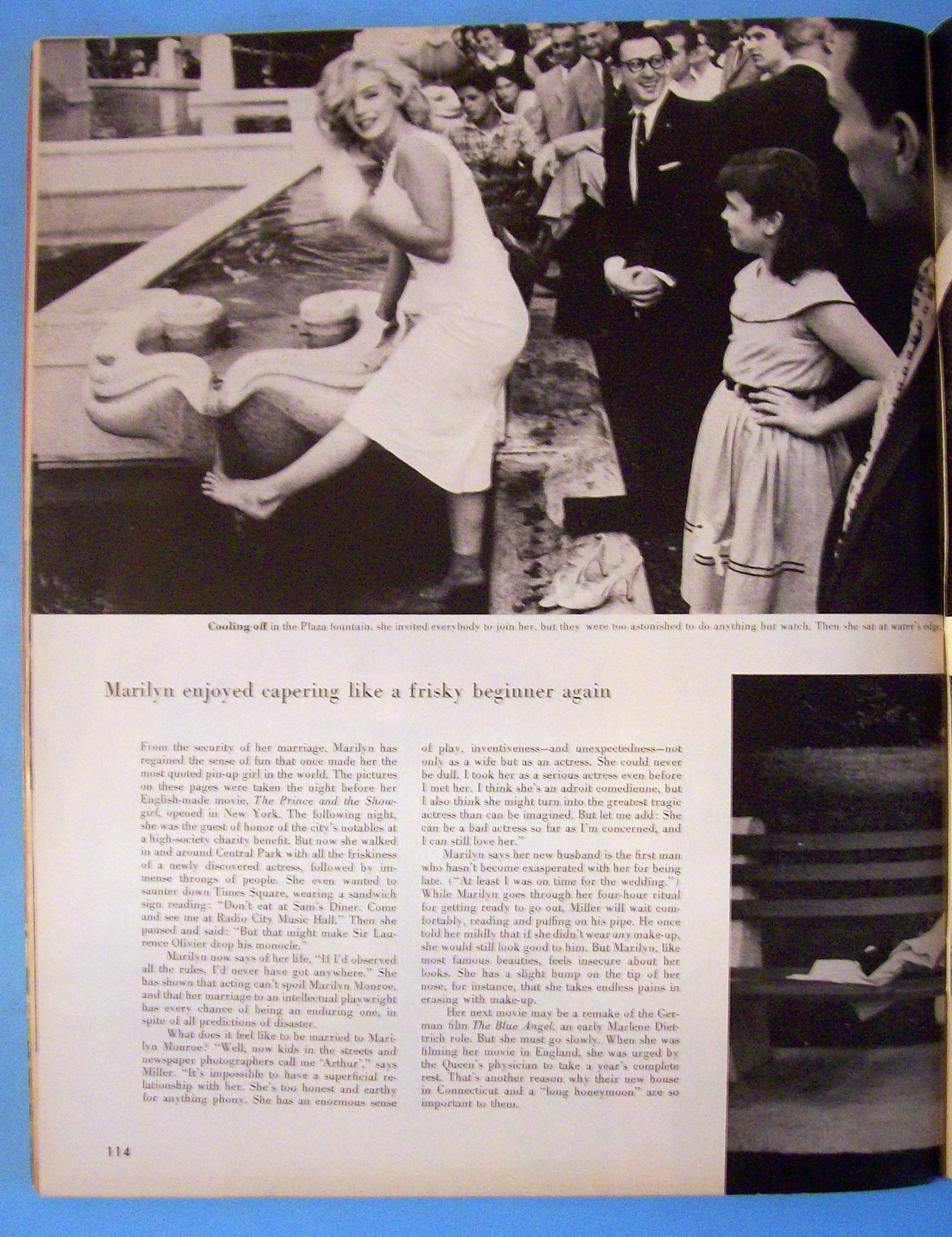 Look Magazine October 1, 1957 Marilyn Monroe's Life