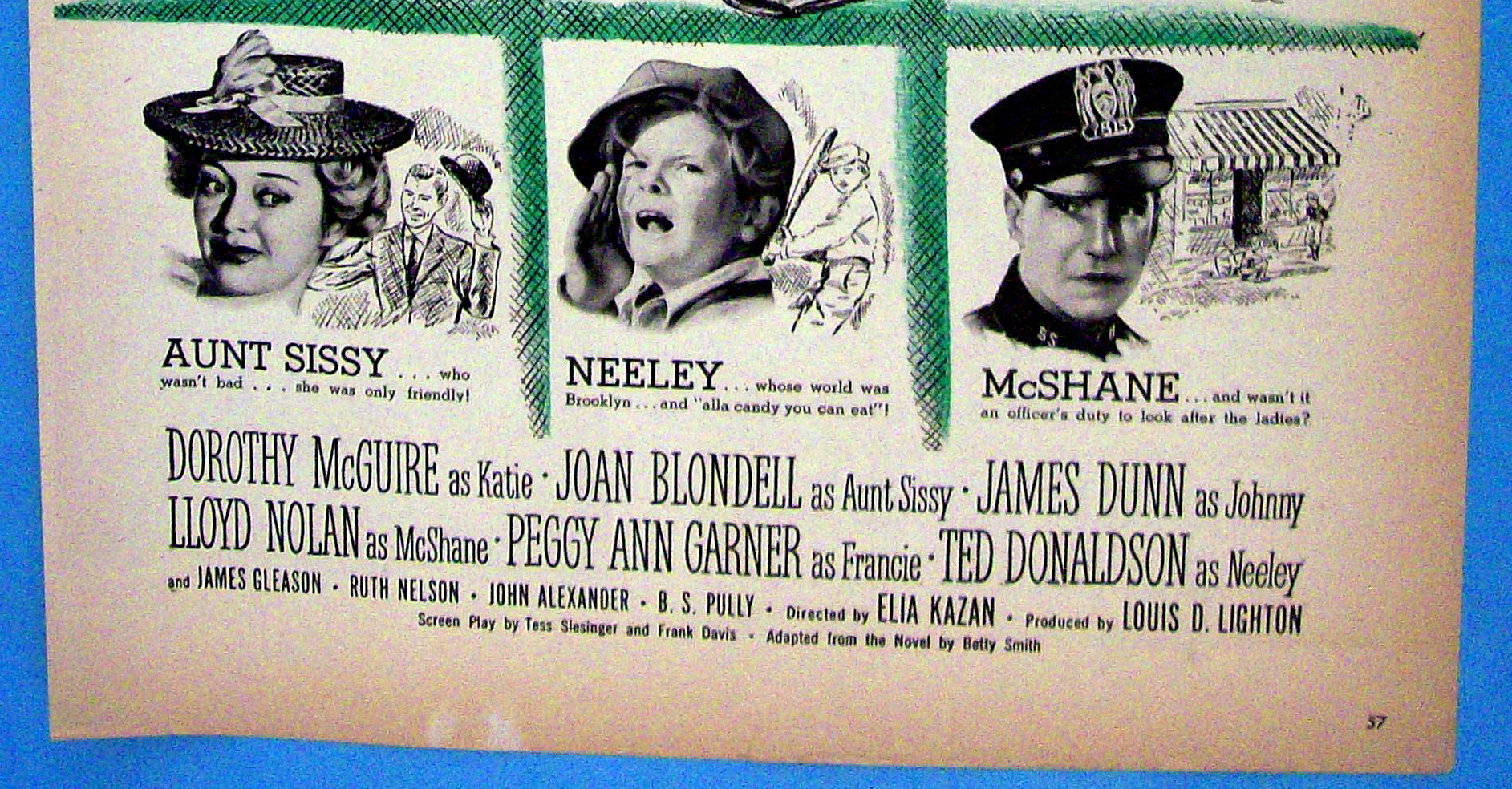 1945 A Tree Grows In Brooklyn with Blondell & McGuire