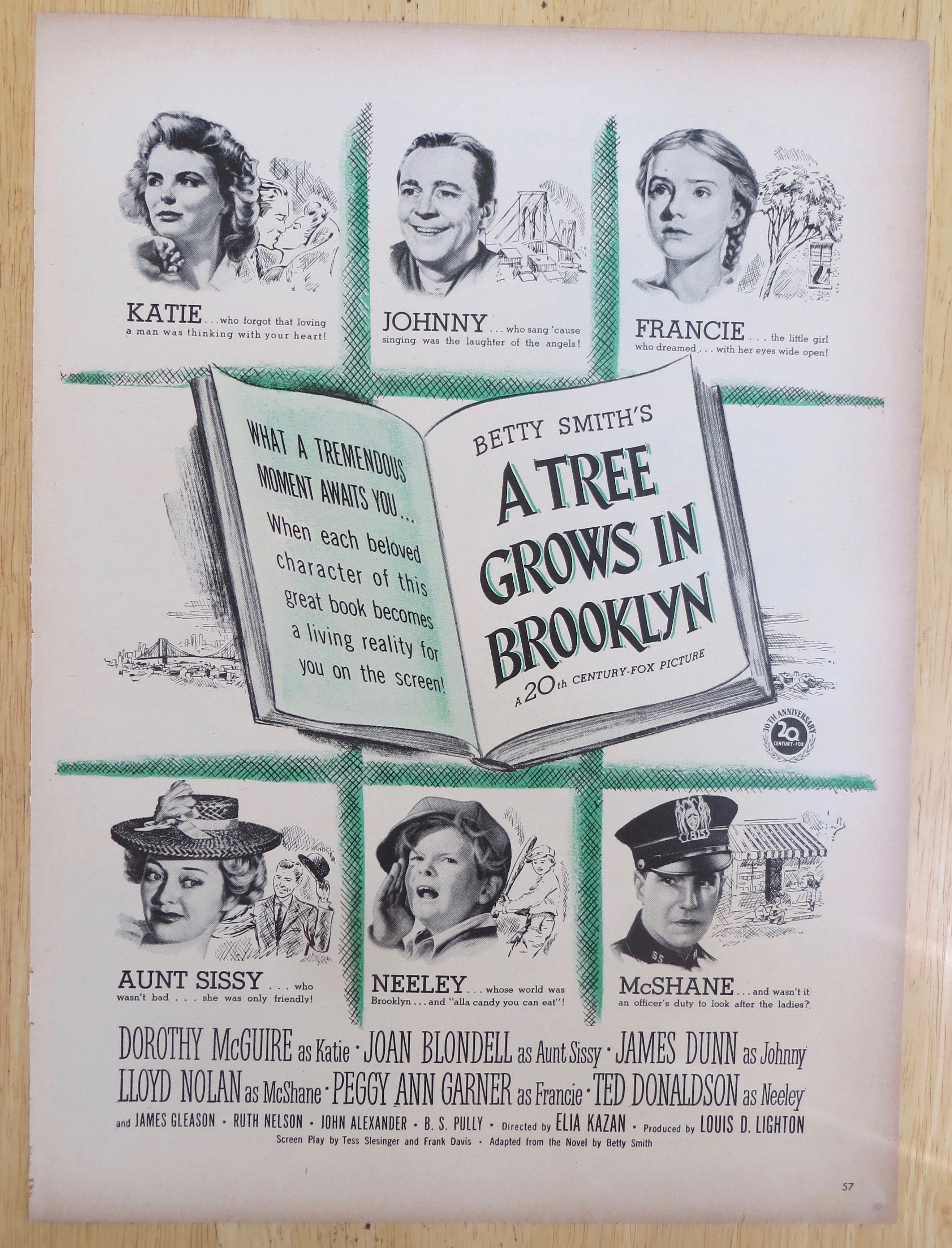 1945 A Tree Grows In Brooklyn with Blondell & McGuire