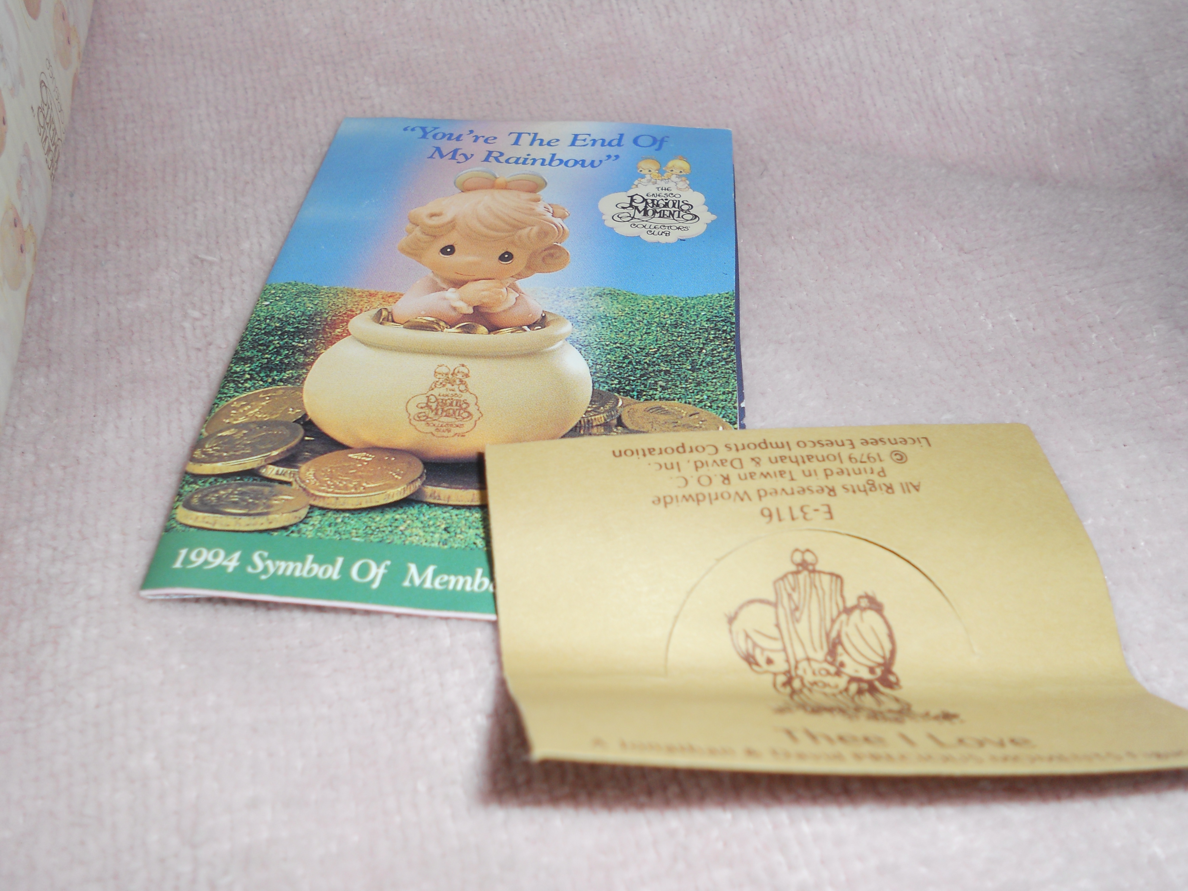 Precious Moments Figurine Thee I Love 1979