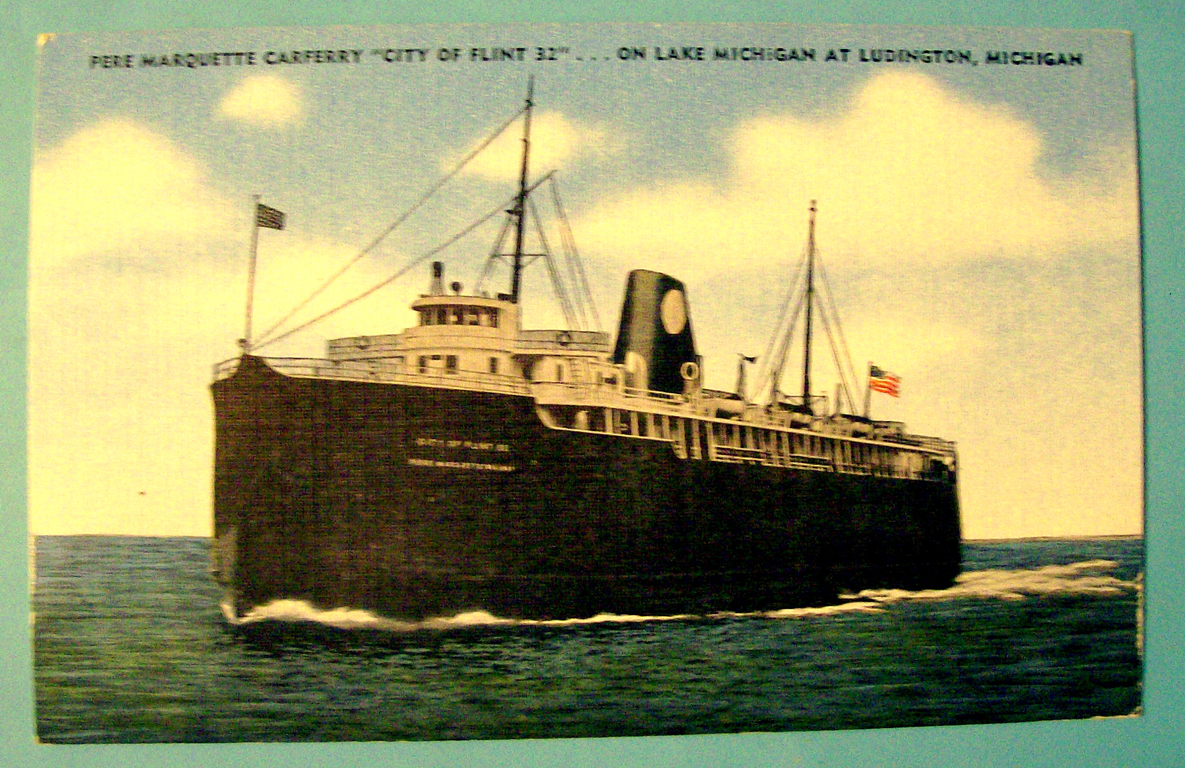 Pere Marquette Carferry Postcard