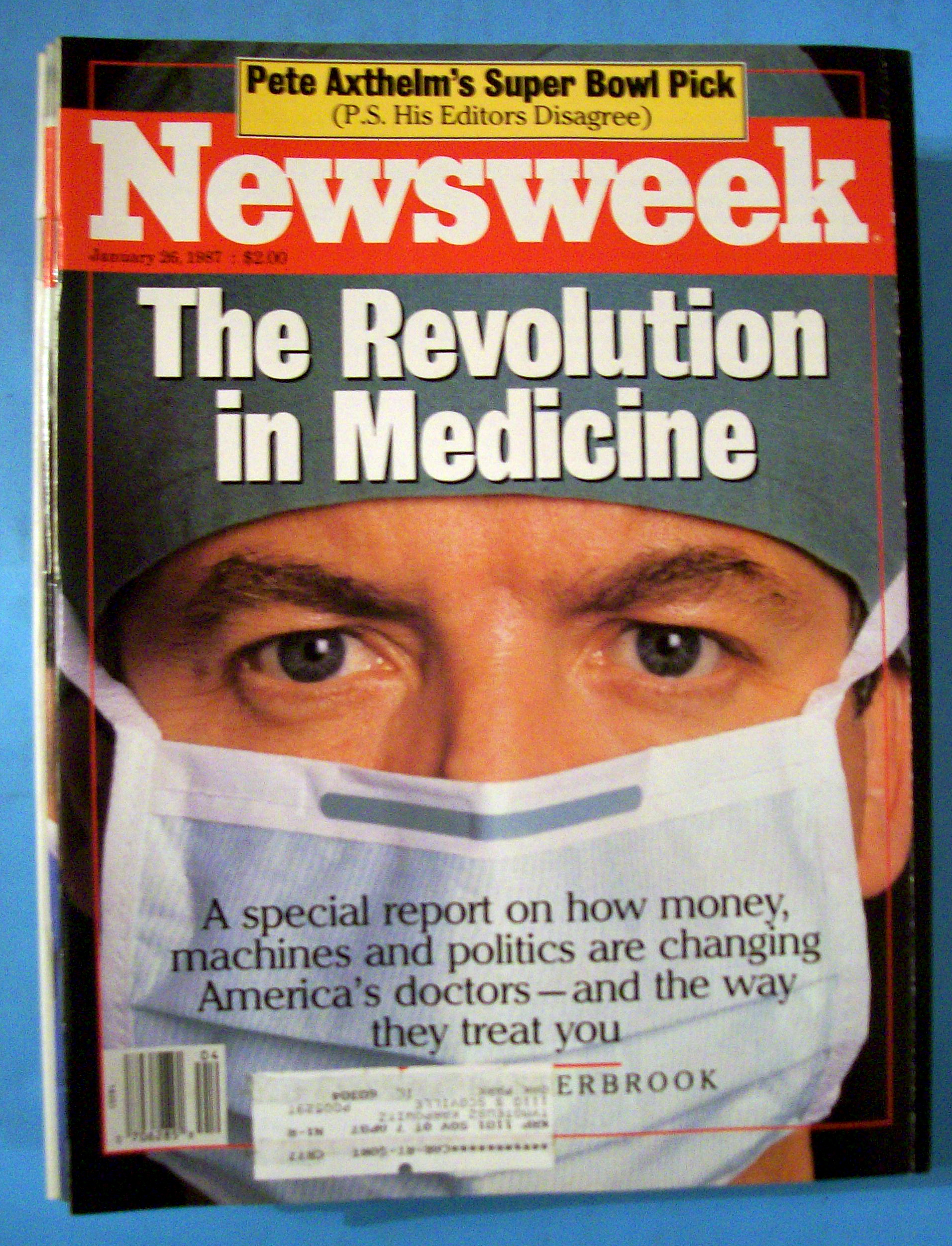 Newsweek Magazine - January 26, 1987 - Medicine