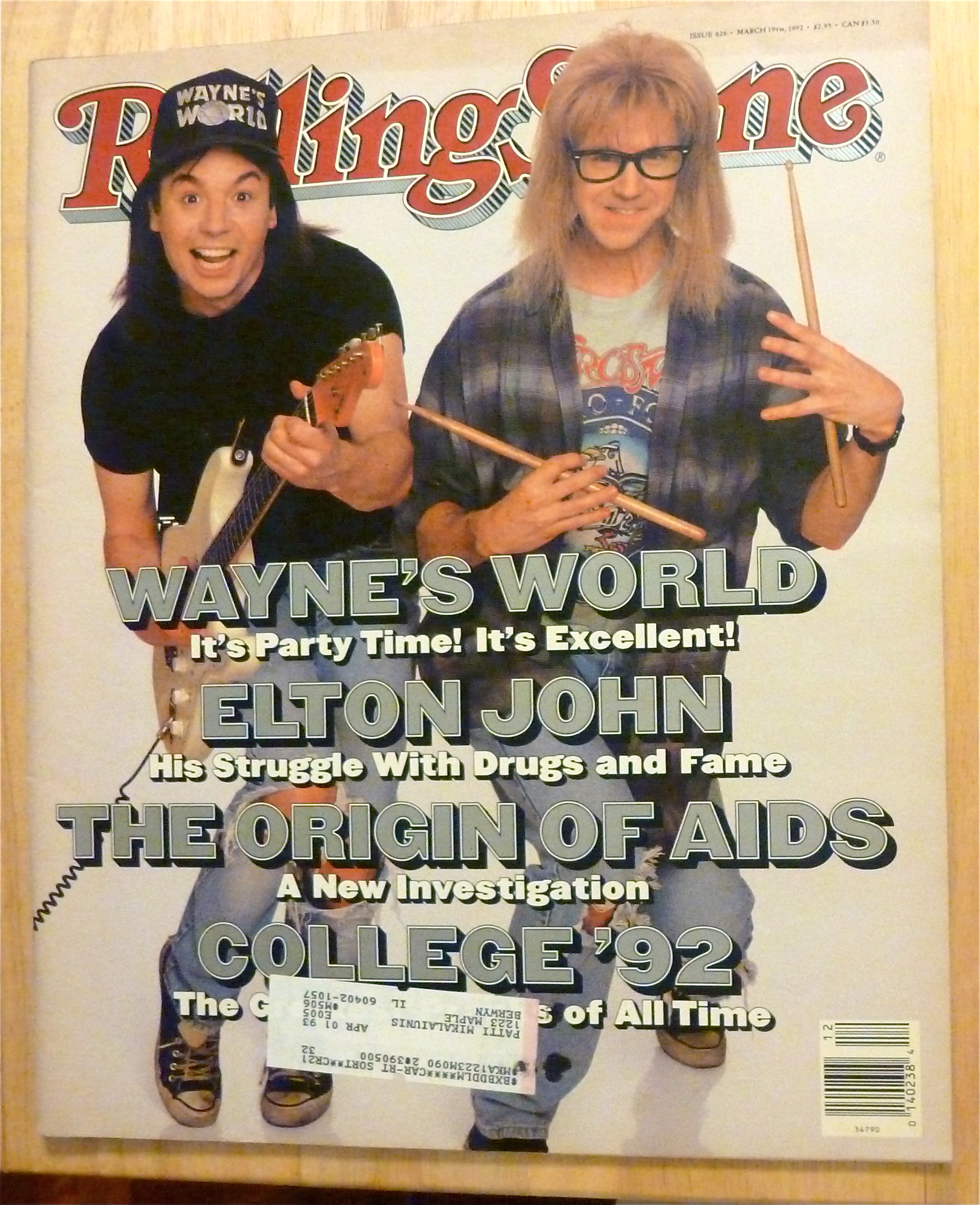 Rolling Stone-March 19, 1992-Wayne's World