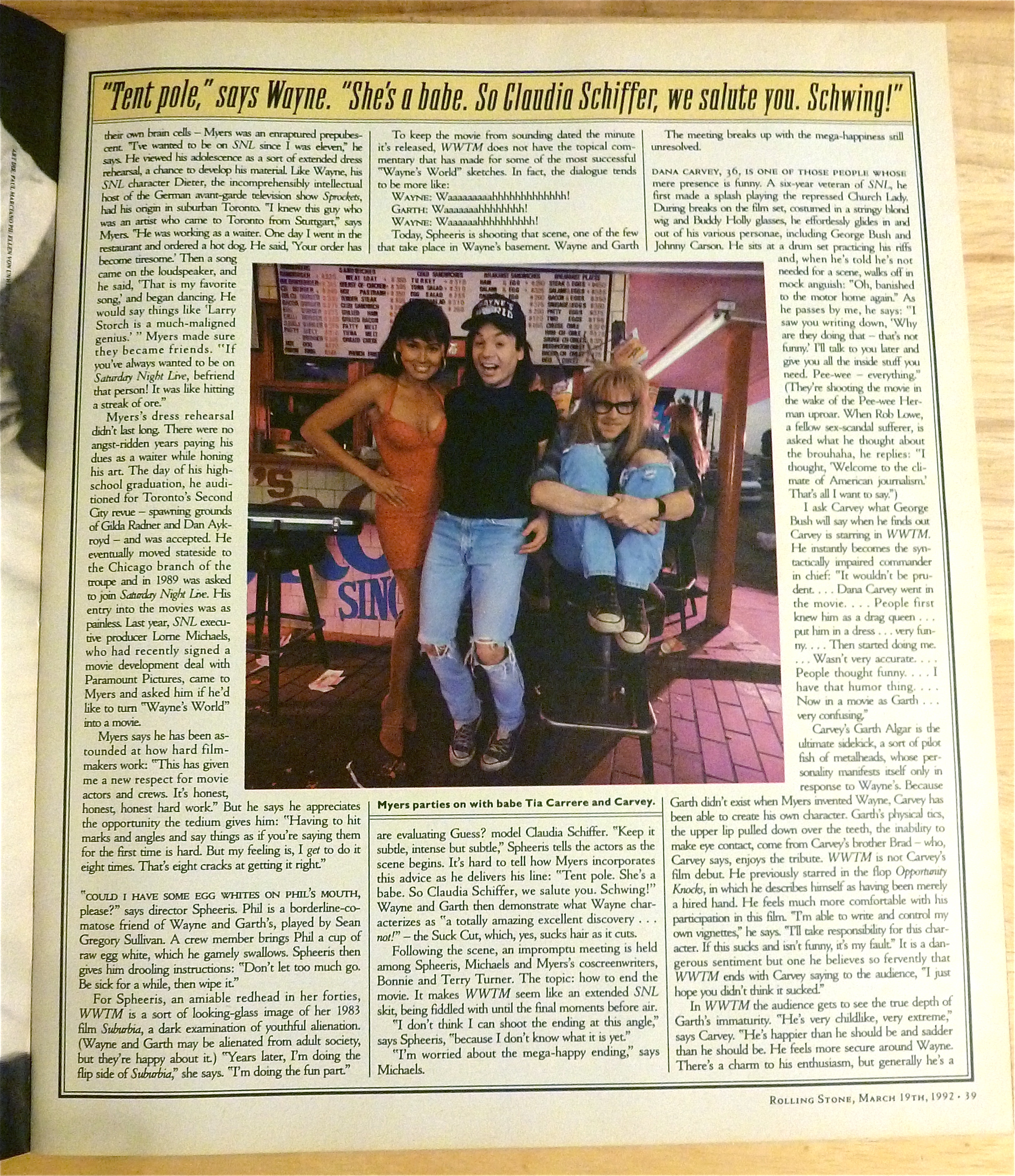 Rolling Stone-March 19, 1992-Wayne's World
