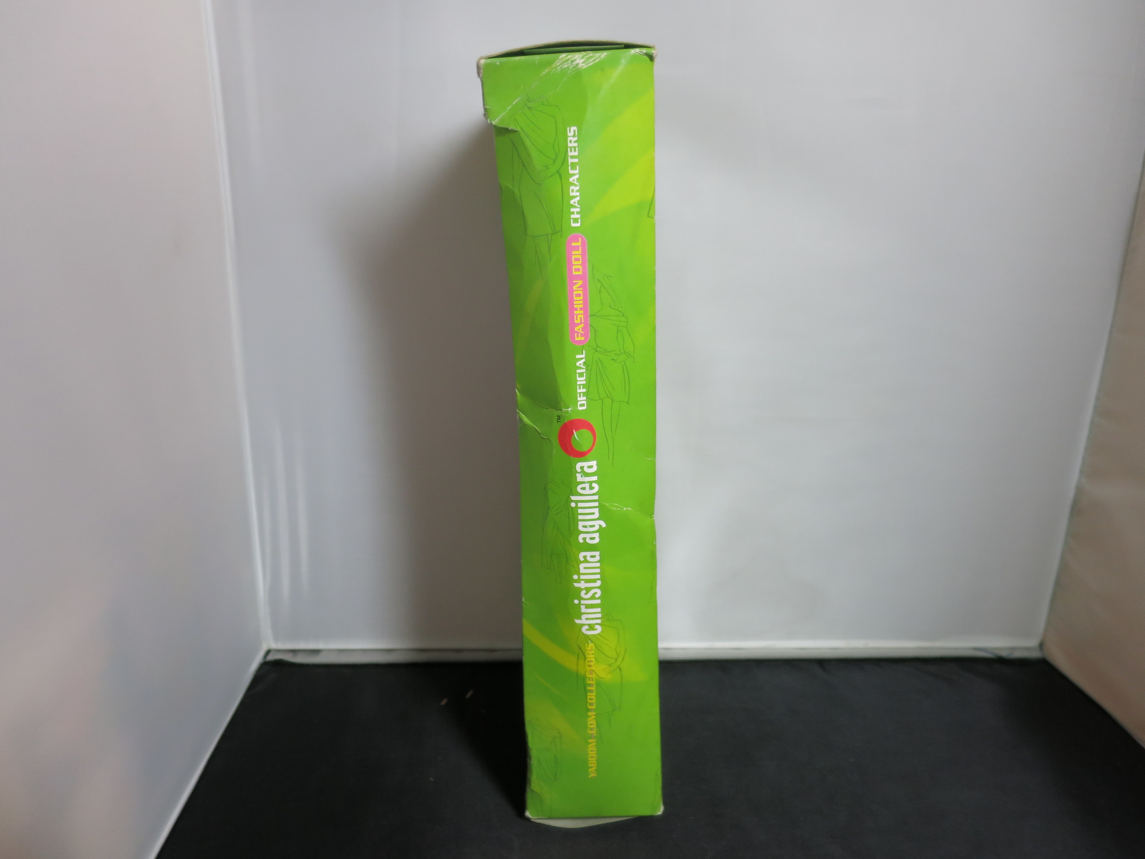 Christina Aguilera Doll 1999 never removed from box box has wear