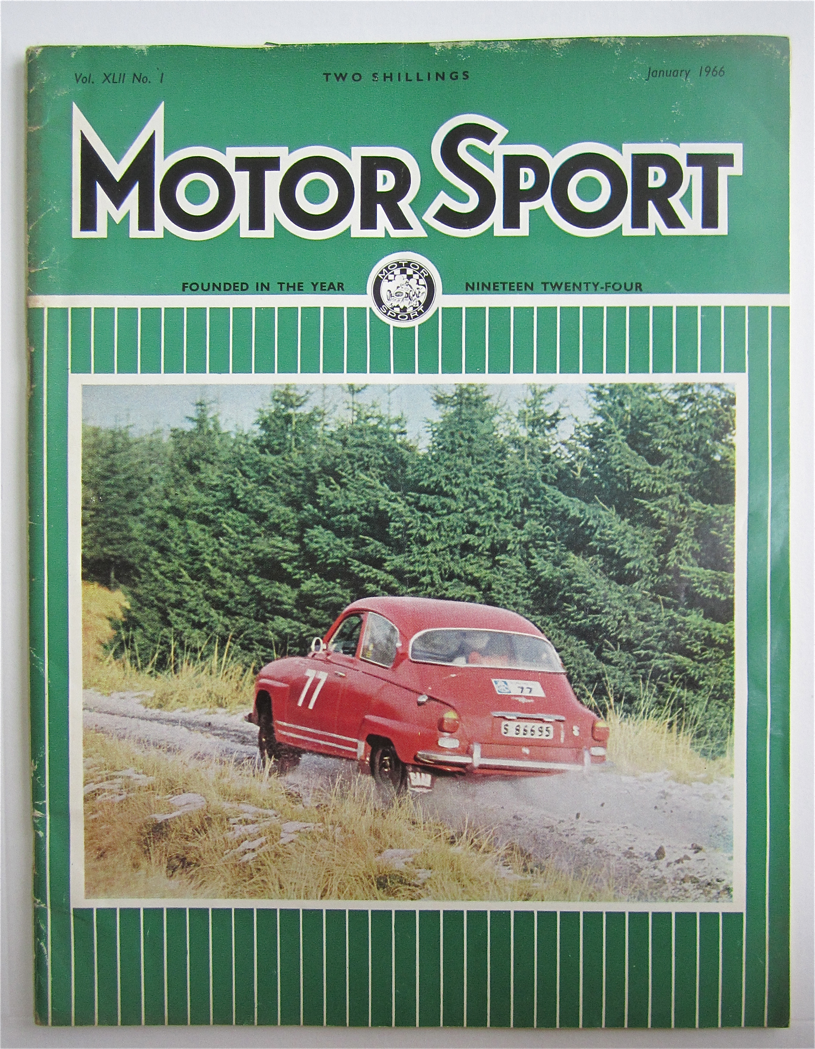Motor Sport Magazine January 1966 R.A.C. Rally