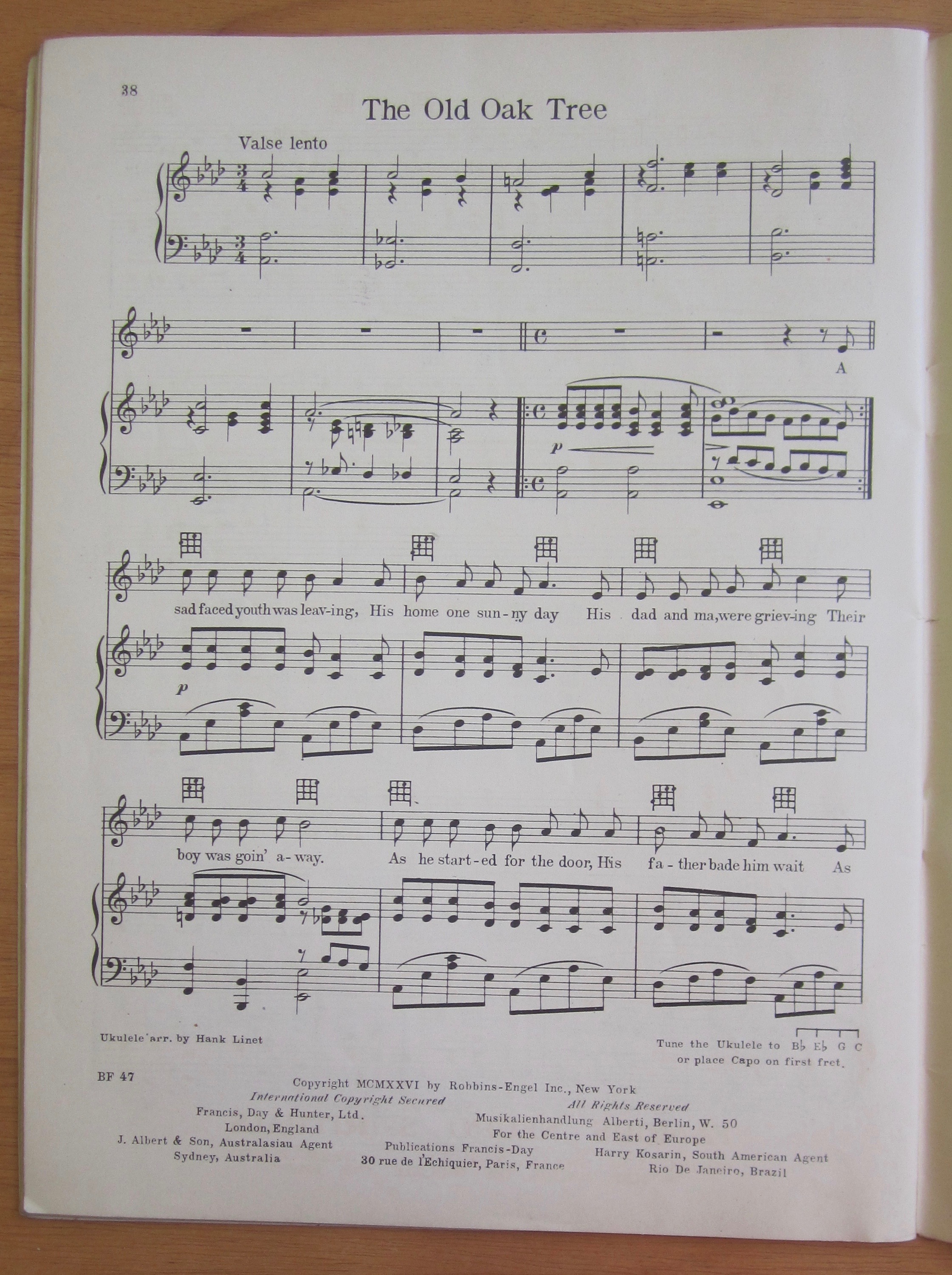 Eddie Cantor's Life Of The Party 1926 Song Folio