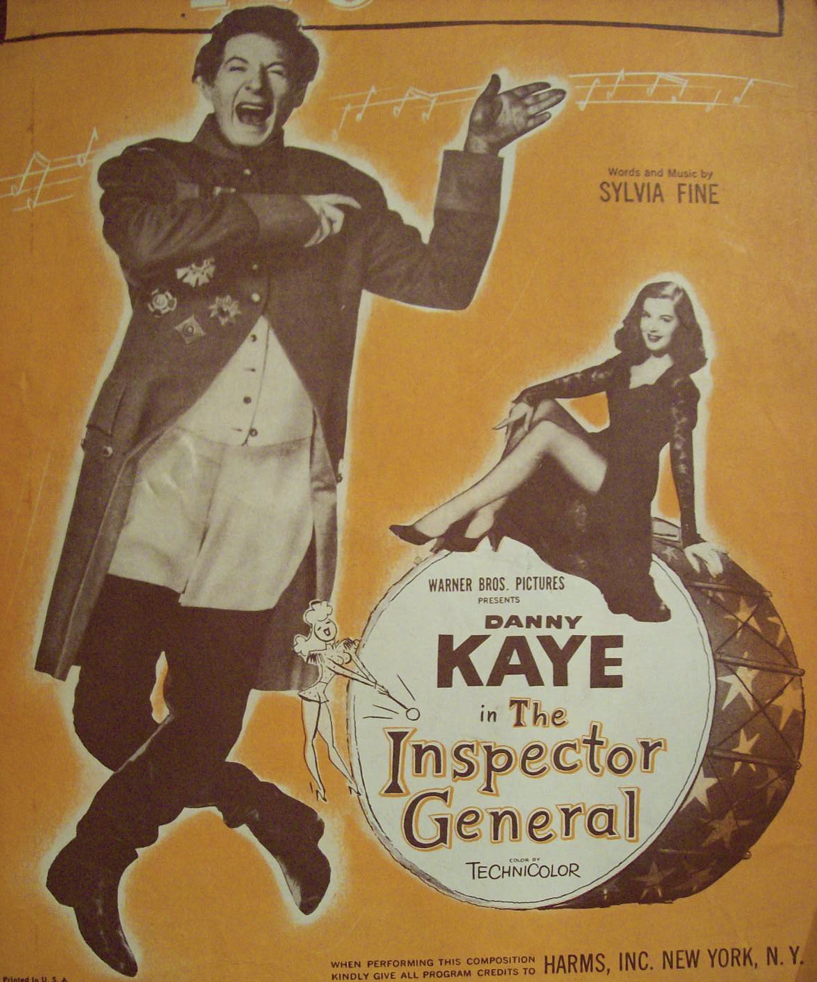 Sheet Music For 1949 Happy Times (Danny Kaye Cover)