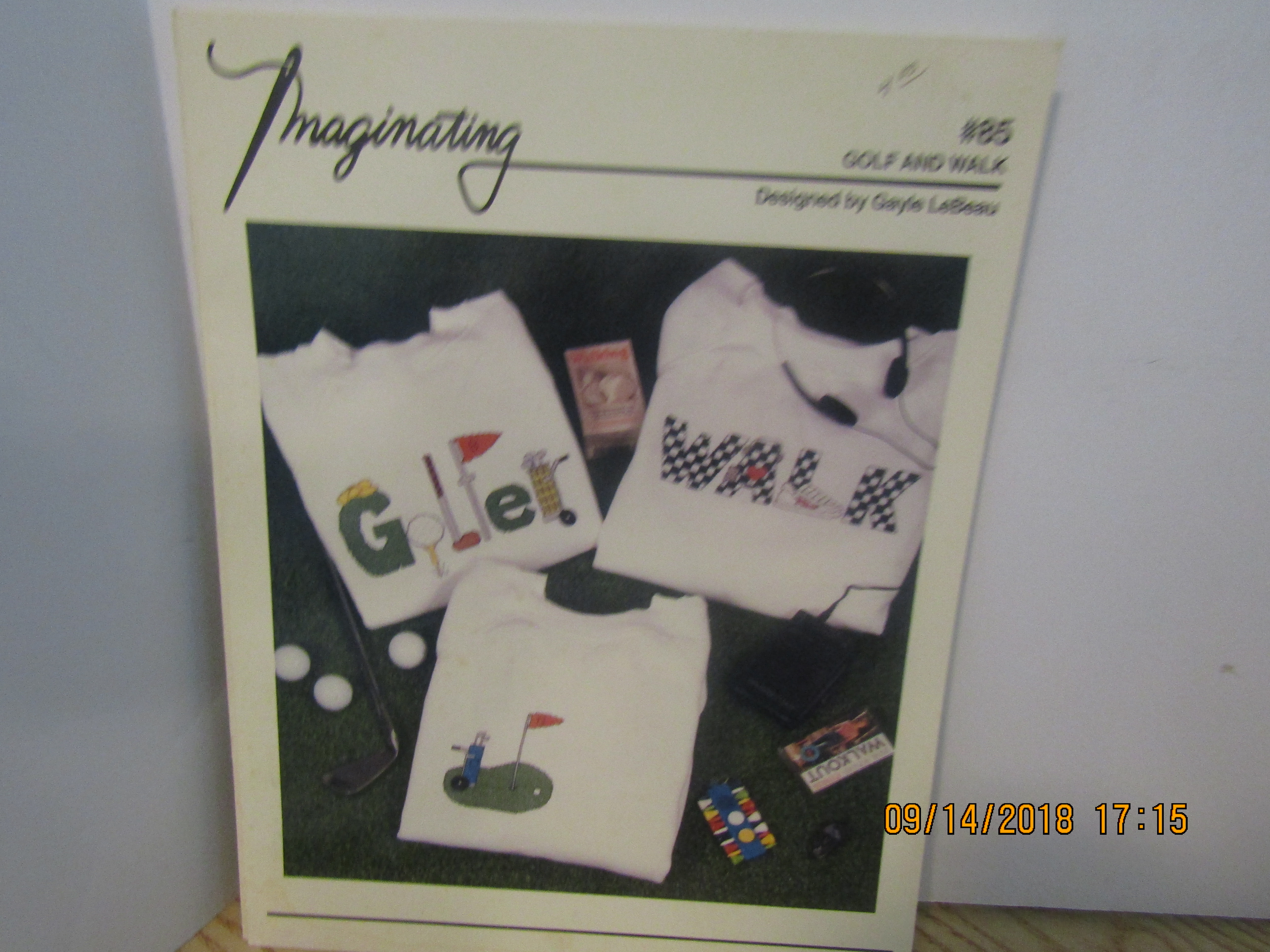 Imaginating Cross Stitch Book Golf & Walk #85