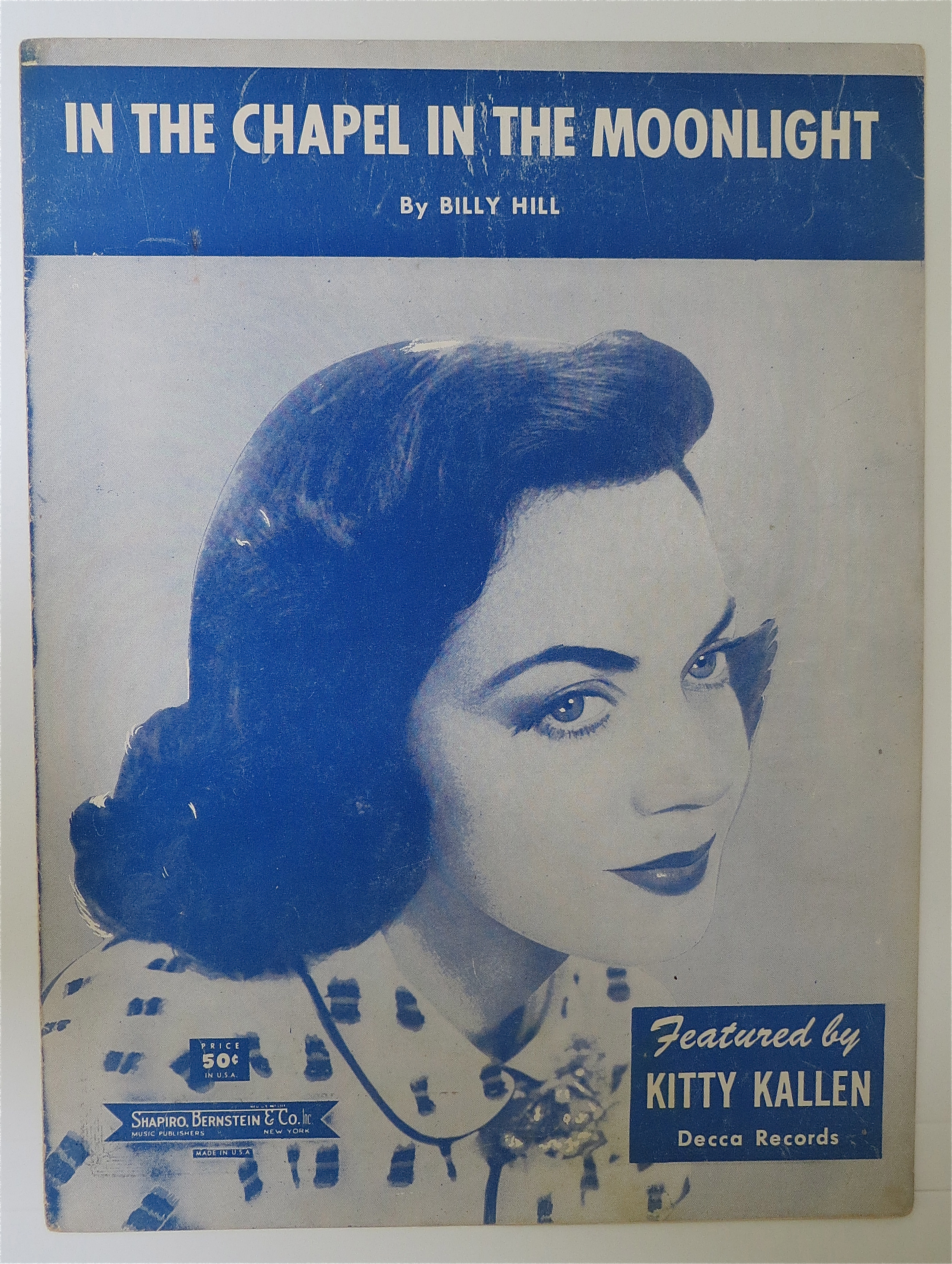 Sheet Music For 1936 In The Chapel In The Moonlight