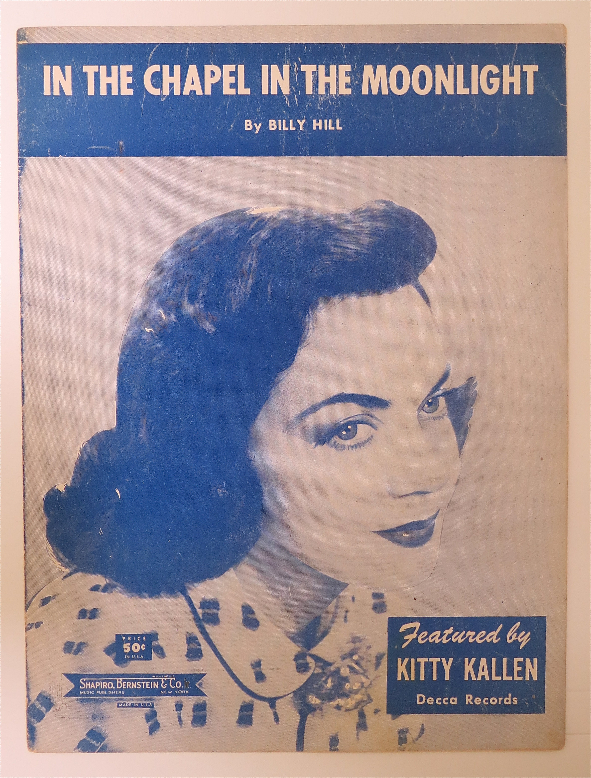 Sheet Music For 1936 In The Chapel In The Moonlight