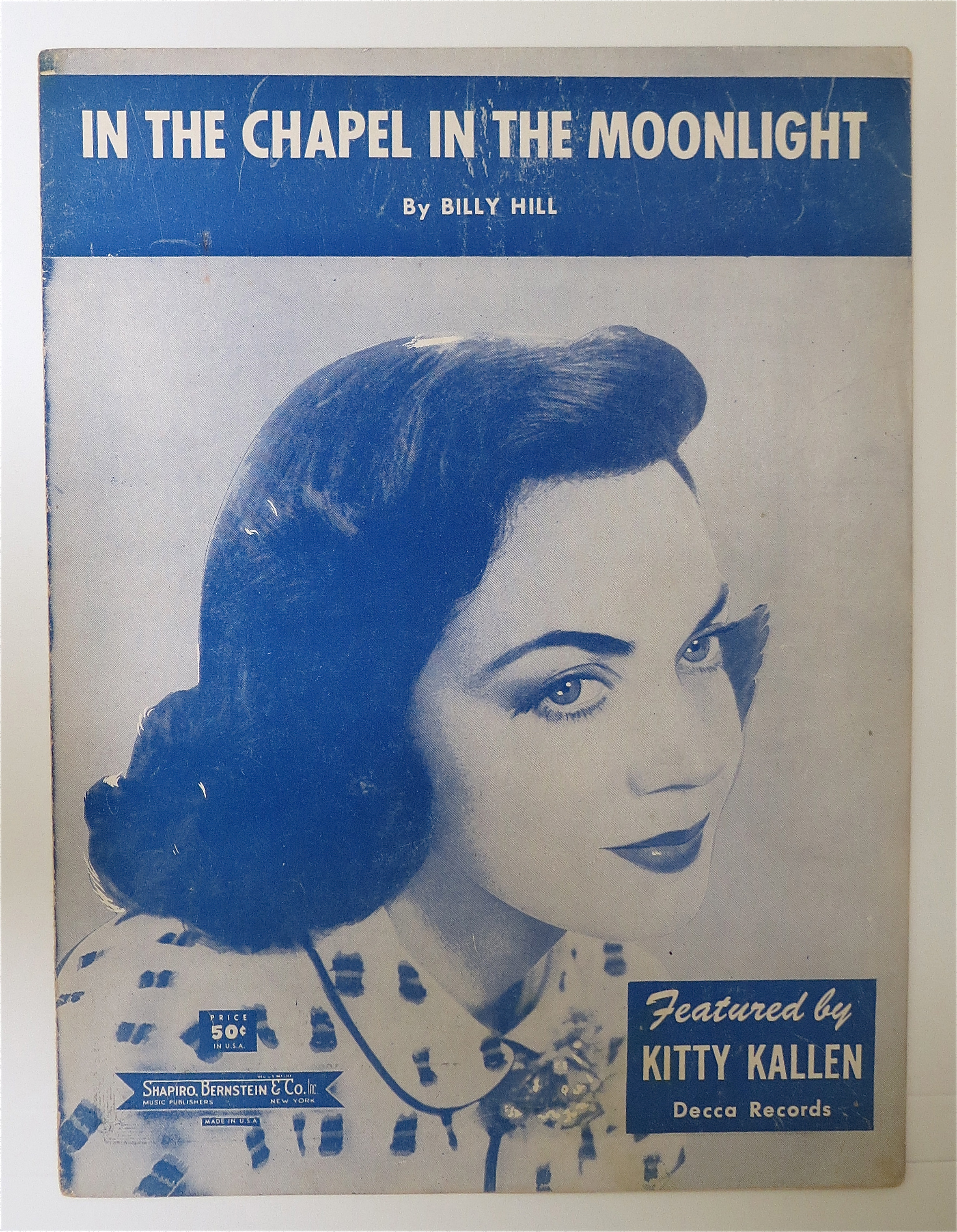 Sheet Music For 1936 In The Chapel In The Moonlight