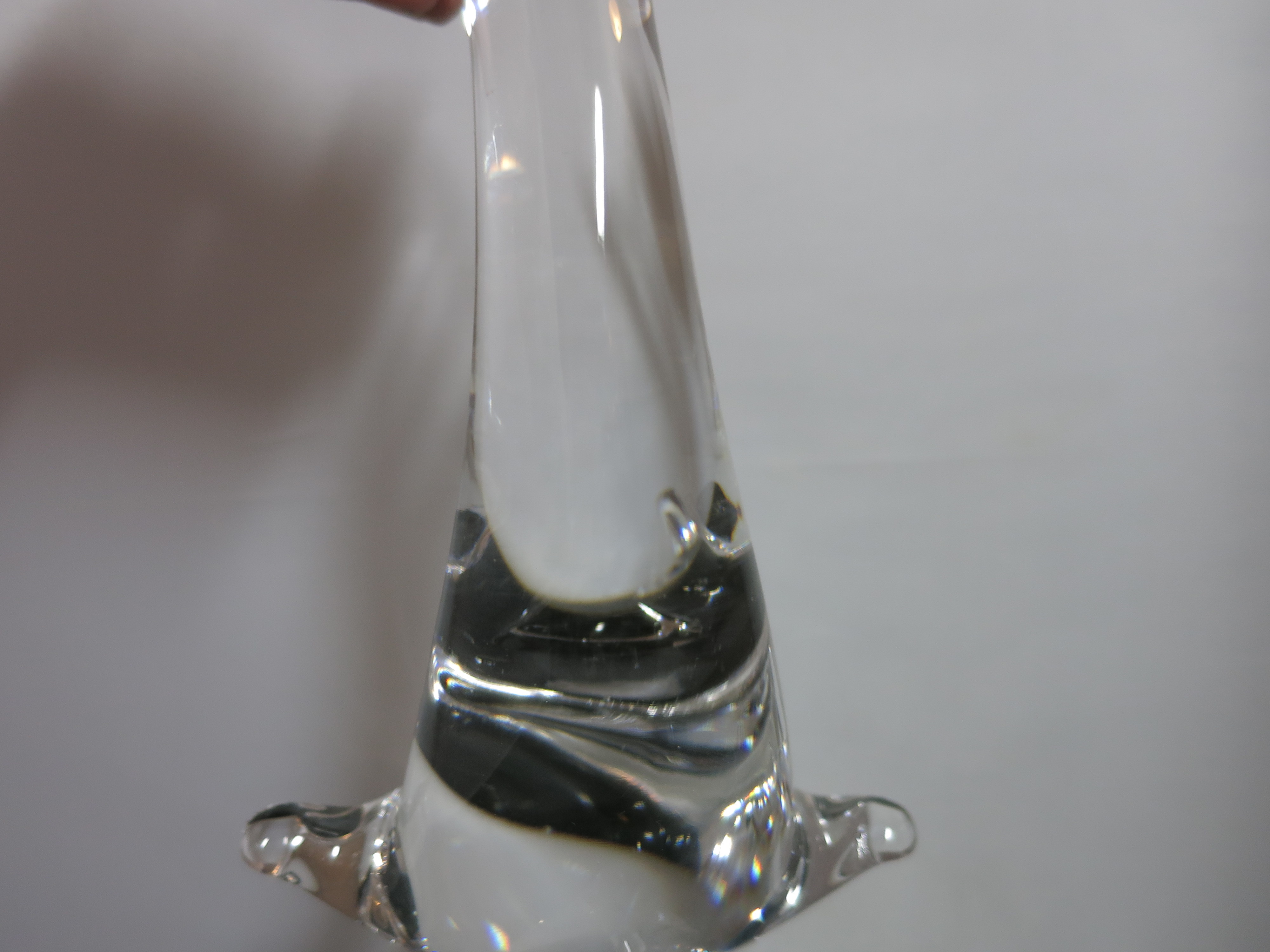 Crystal Shark Figurine signed