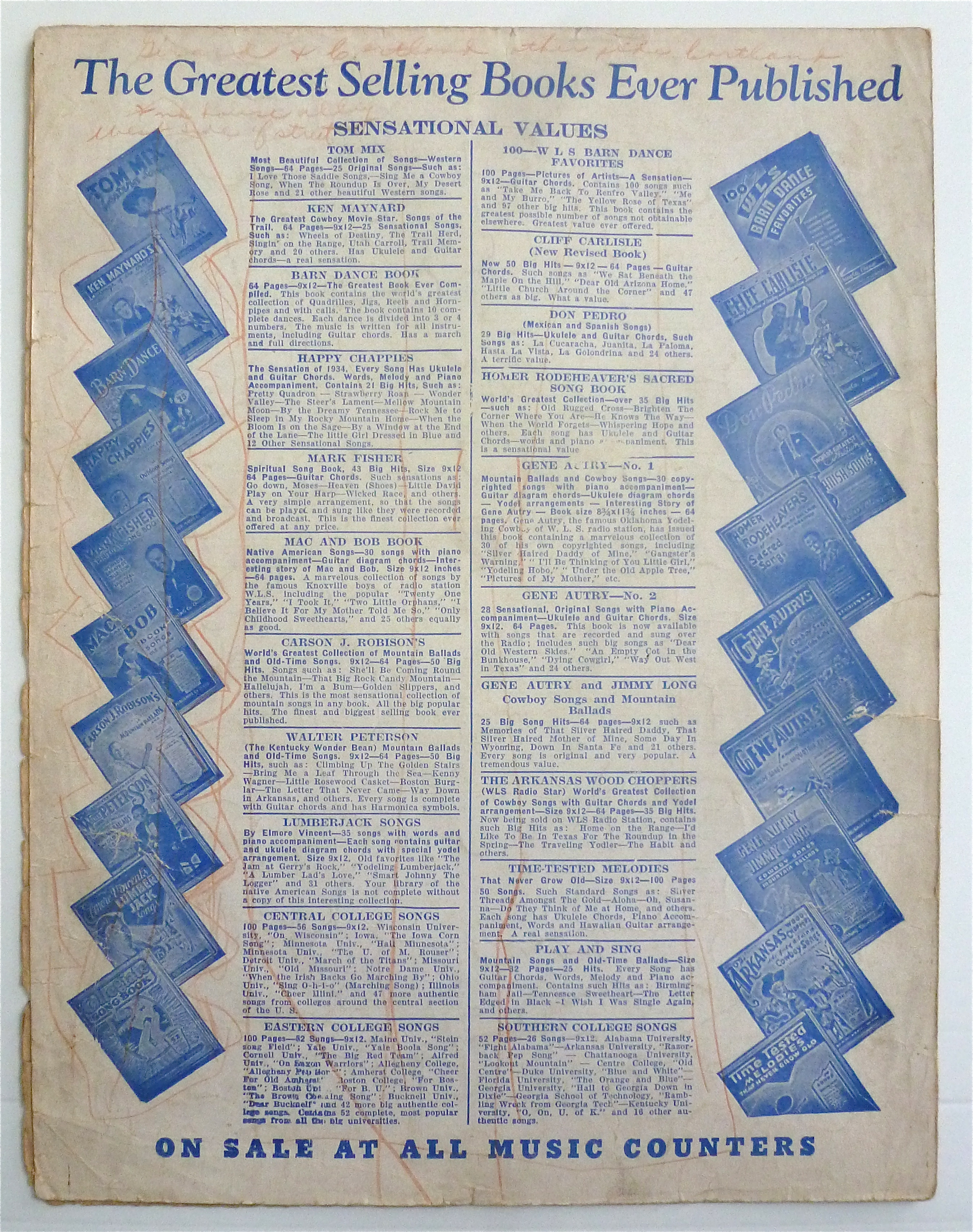 Sheet Music For 1935 Little Fairy March