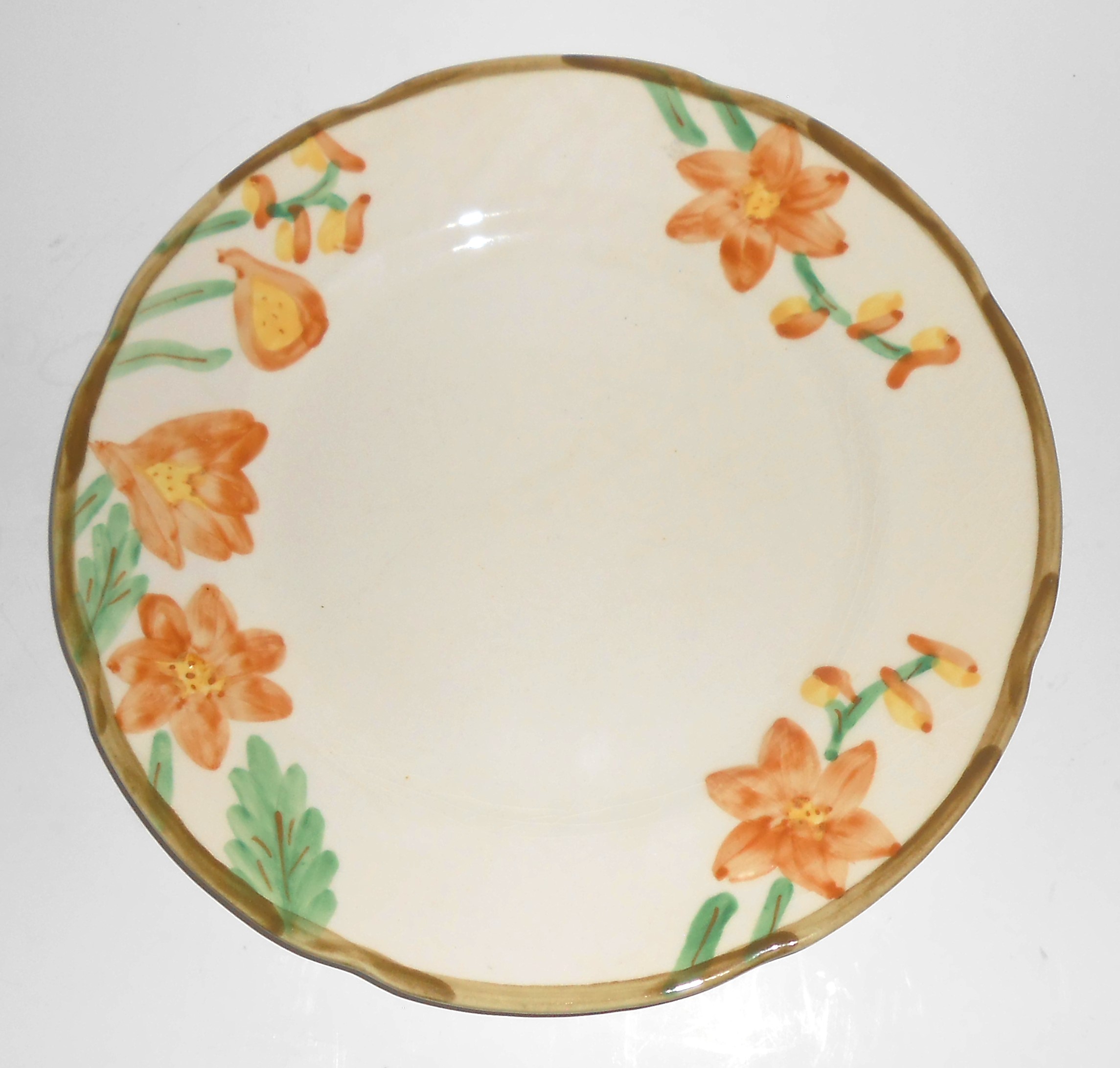 Metlox Pottery Poppy Trail Autumn Bloom Dinner Plate