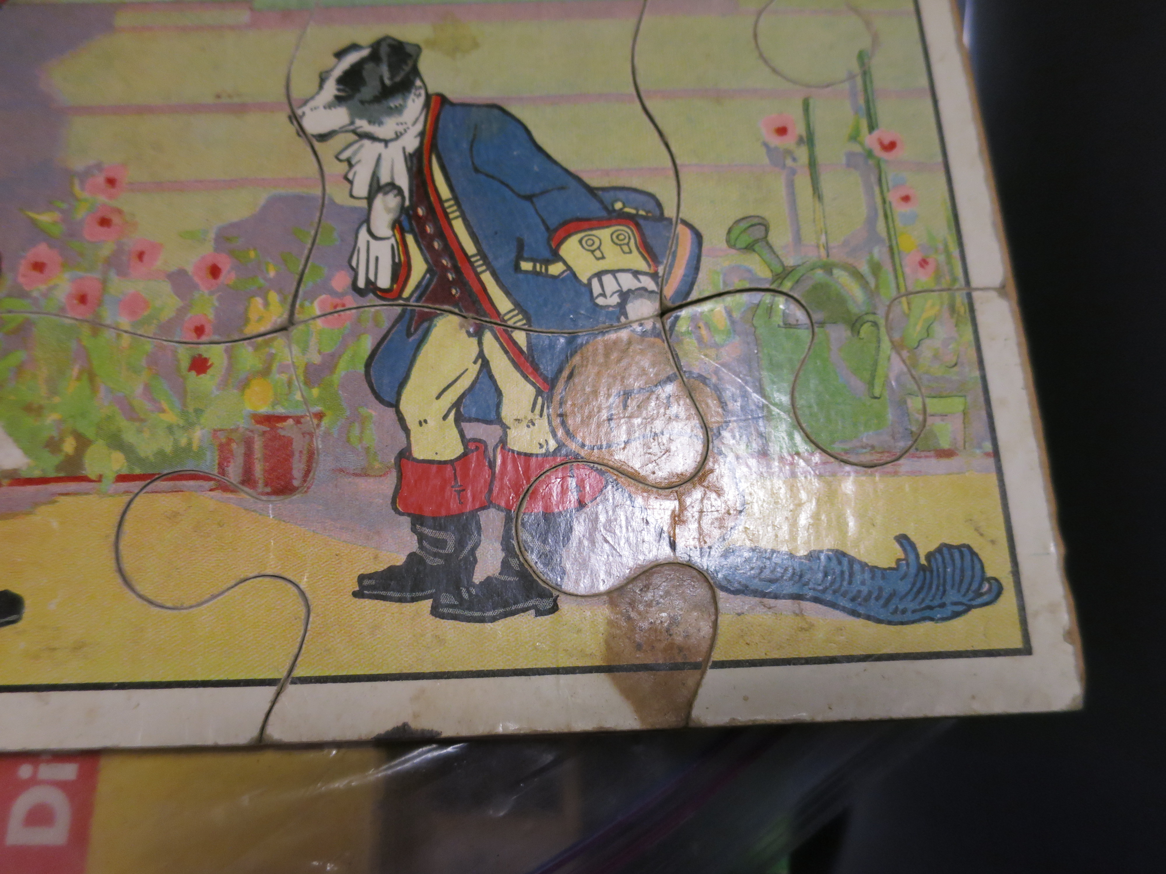 Mother Goose Tray Puzzle With Dressed Dog