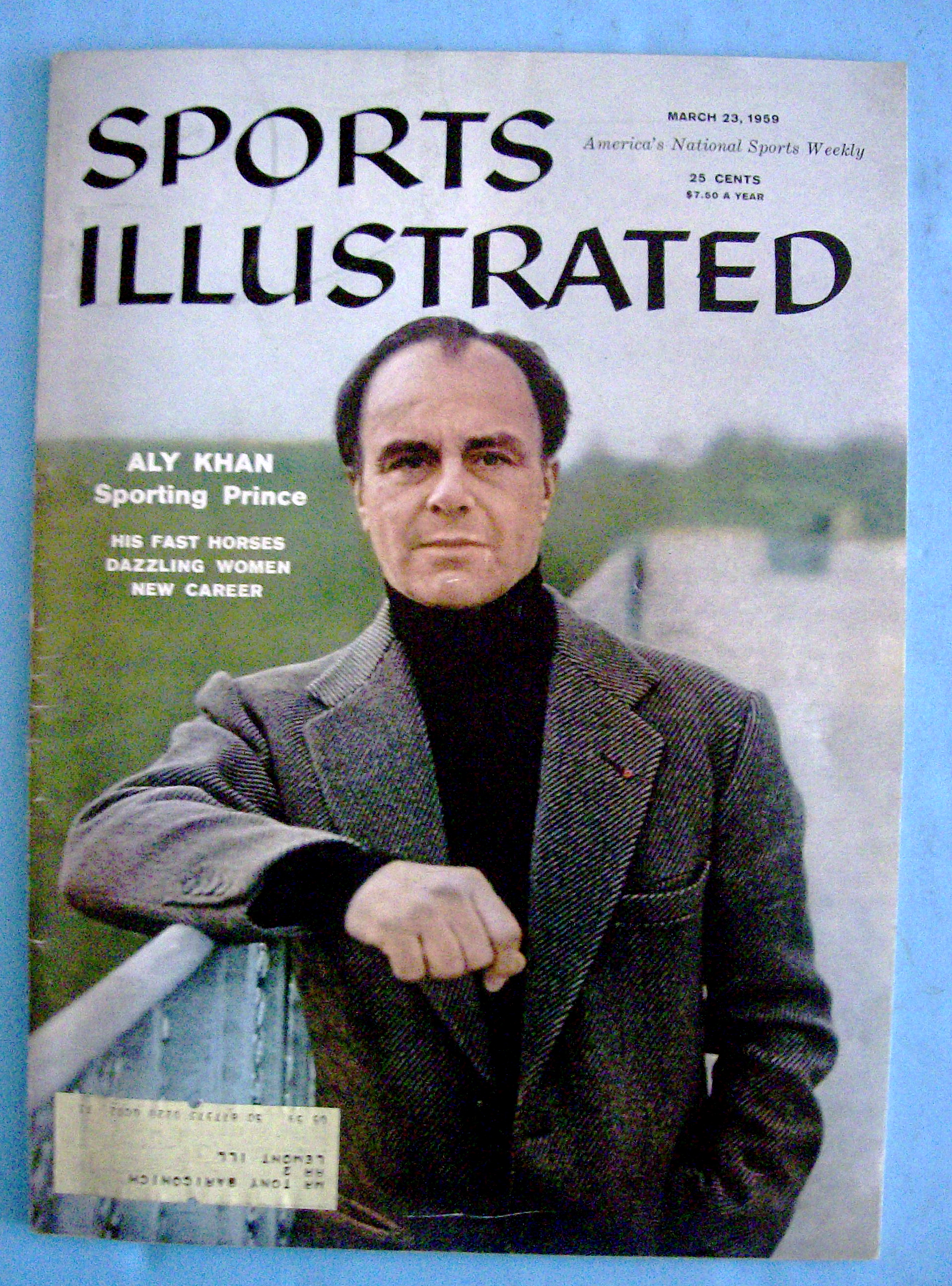 Sports Illustrated - March 23, 1959 - Aly Khan