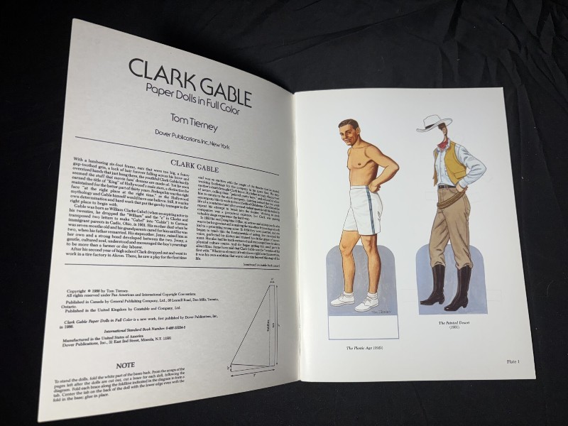 Tom Tierney Paper Dolls Lot 5 Books Diana John Wayne Judy Garland Uncut