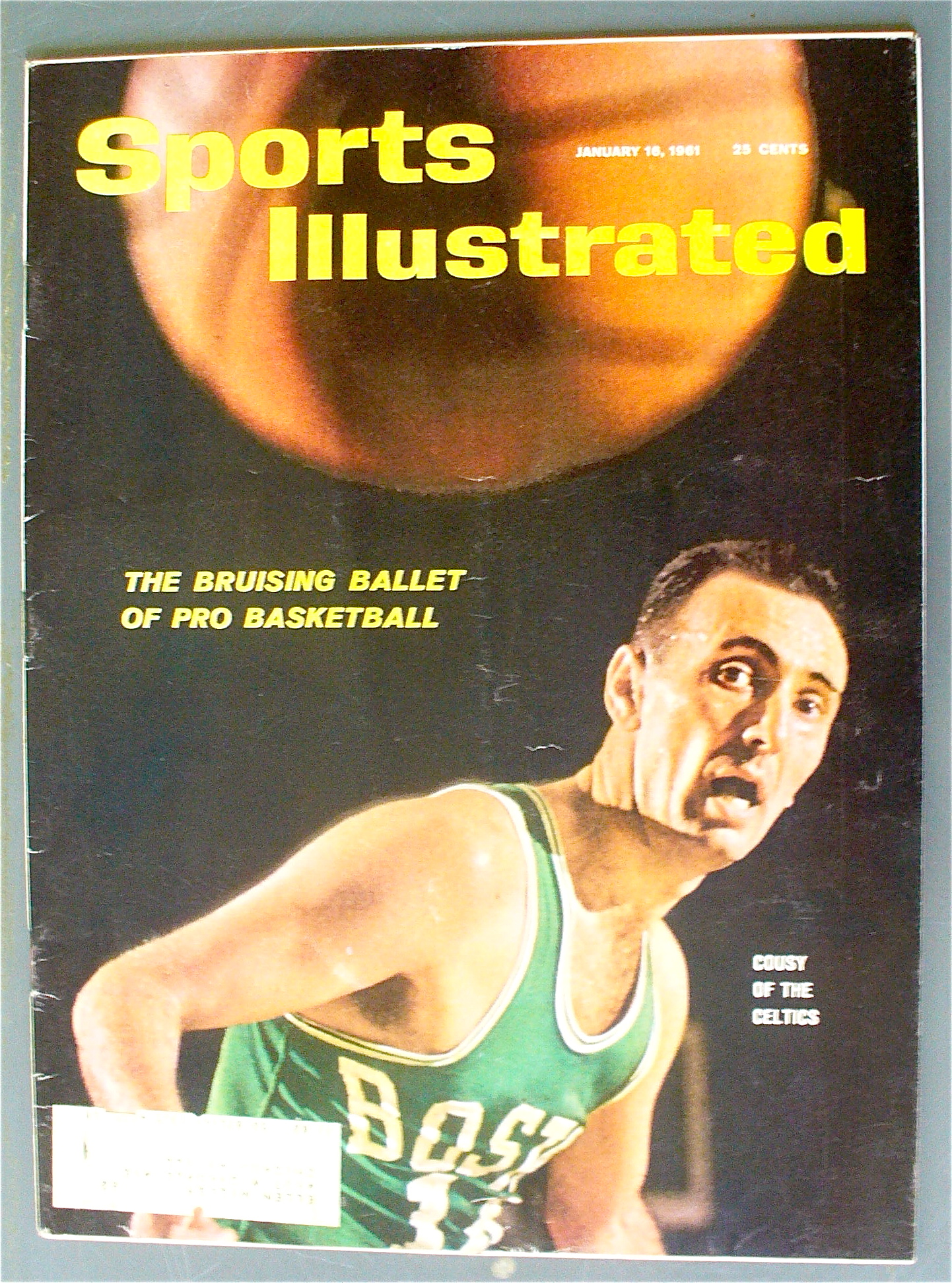 Sports Illustrated January 16, 1961 Cousy Of Celtics