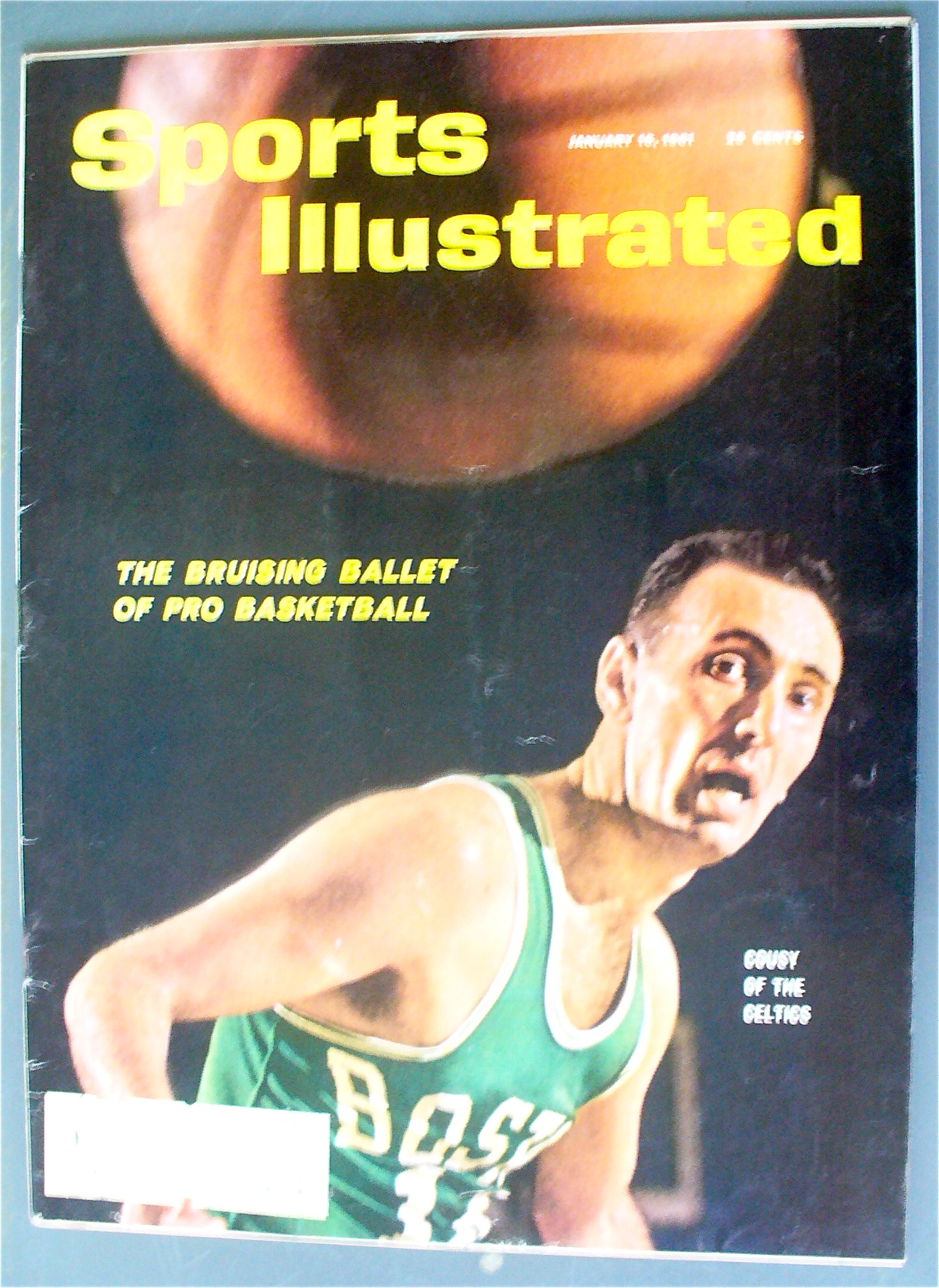 Sports Illustrated January 16, 1961 Cousy Of Celtics