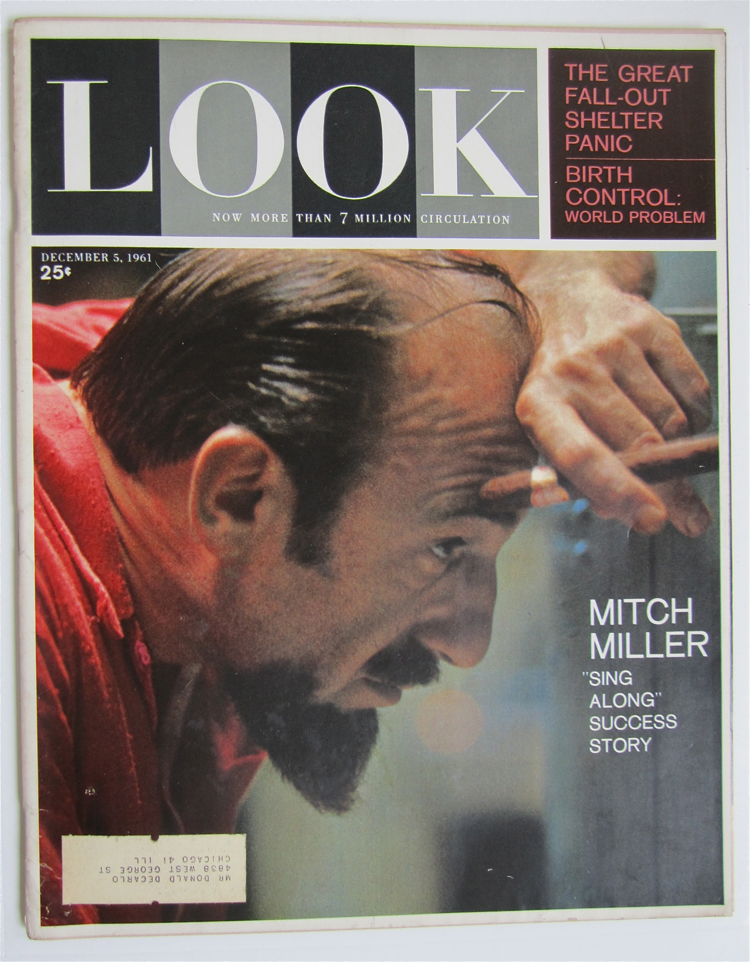 Look Magazine December 5, 1961 Mitch Miller
