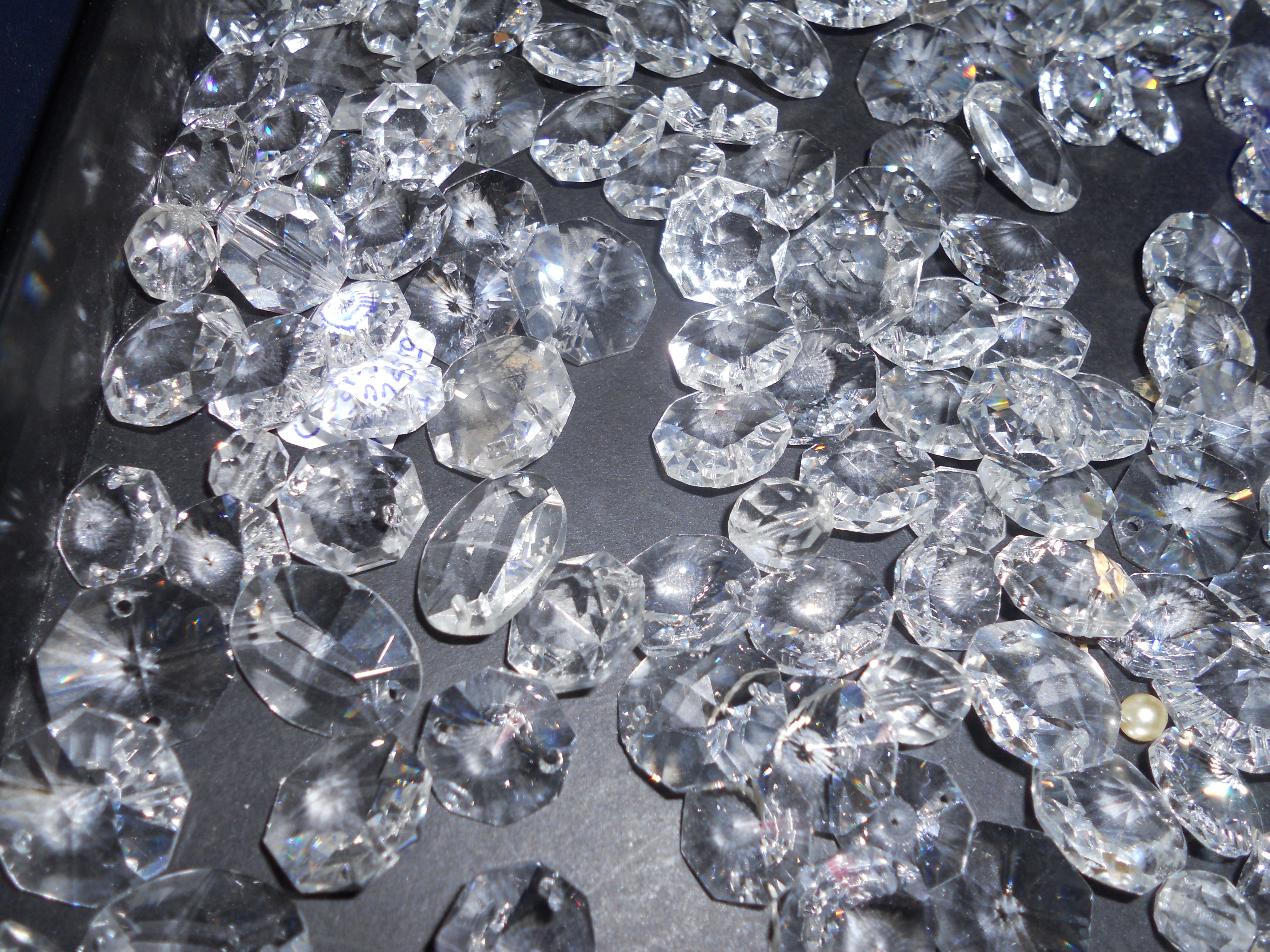 Crystal Prism 196 different Size lot