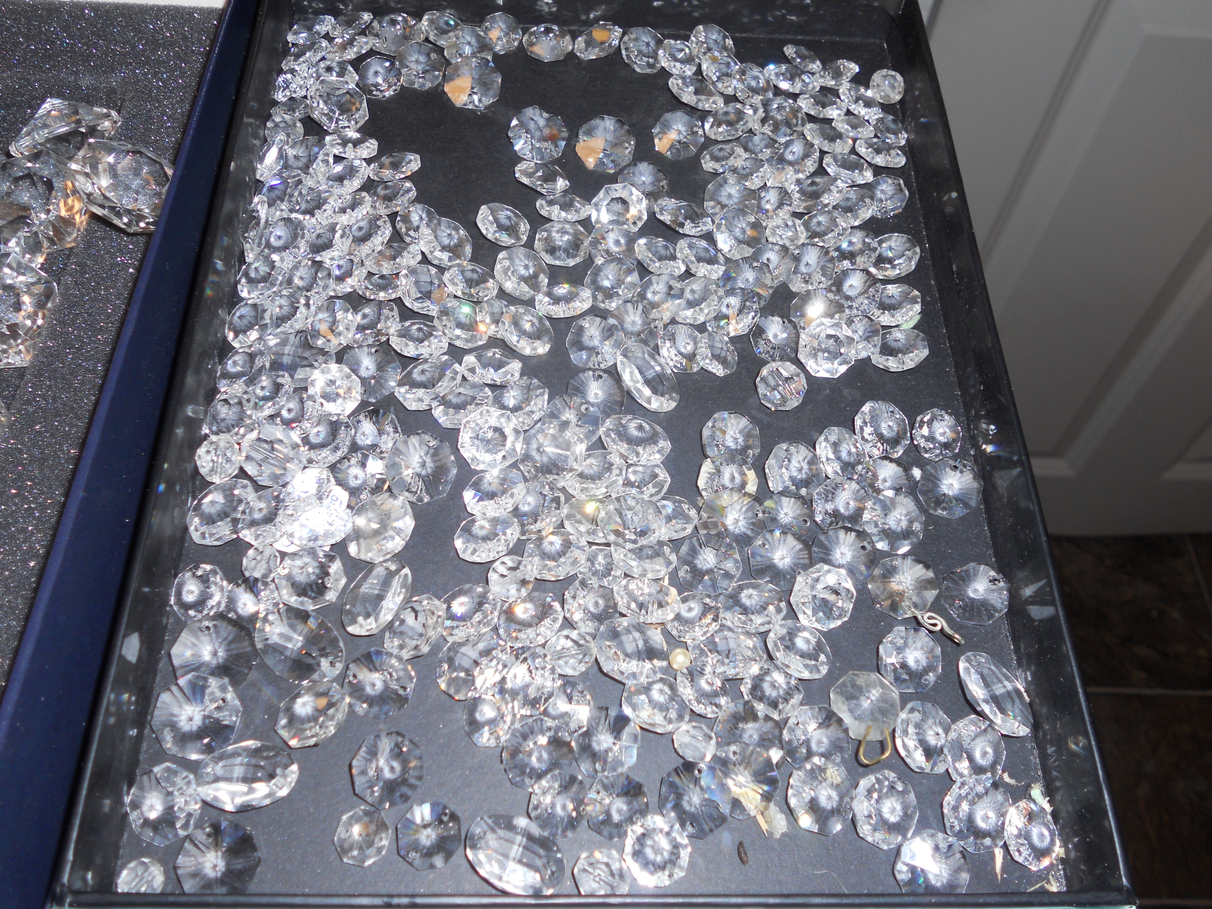 Crystal Prism 196 different Size lot