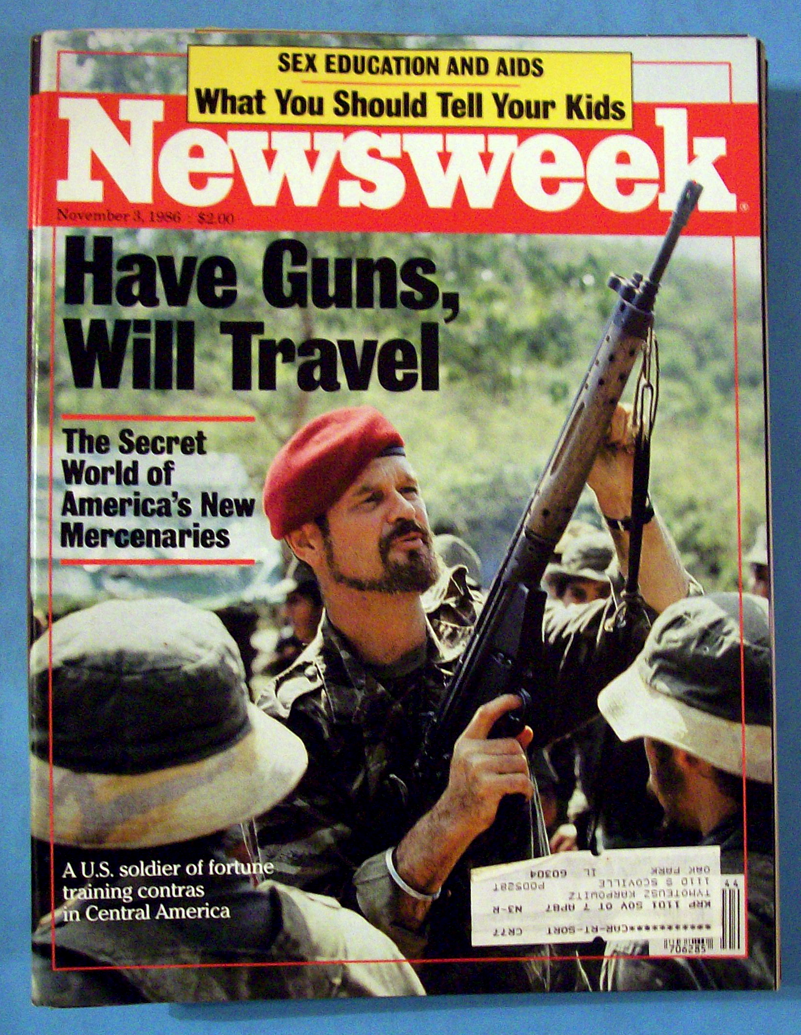 Newsweek Magazine - November 3, 1986 - Mercenaries