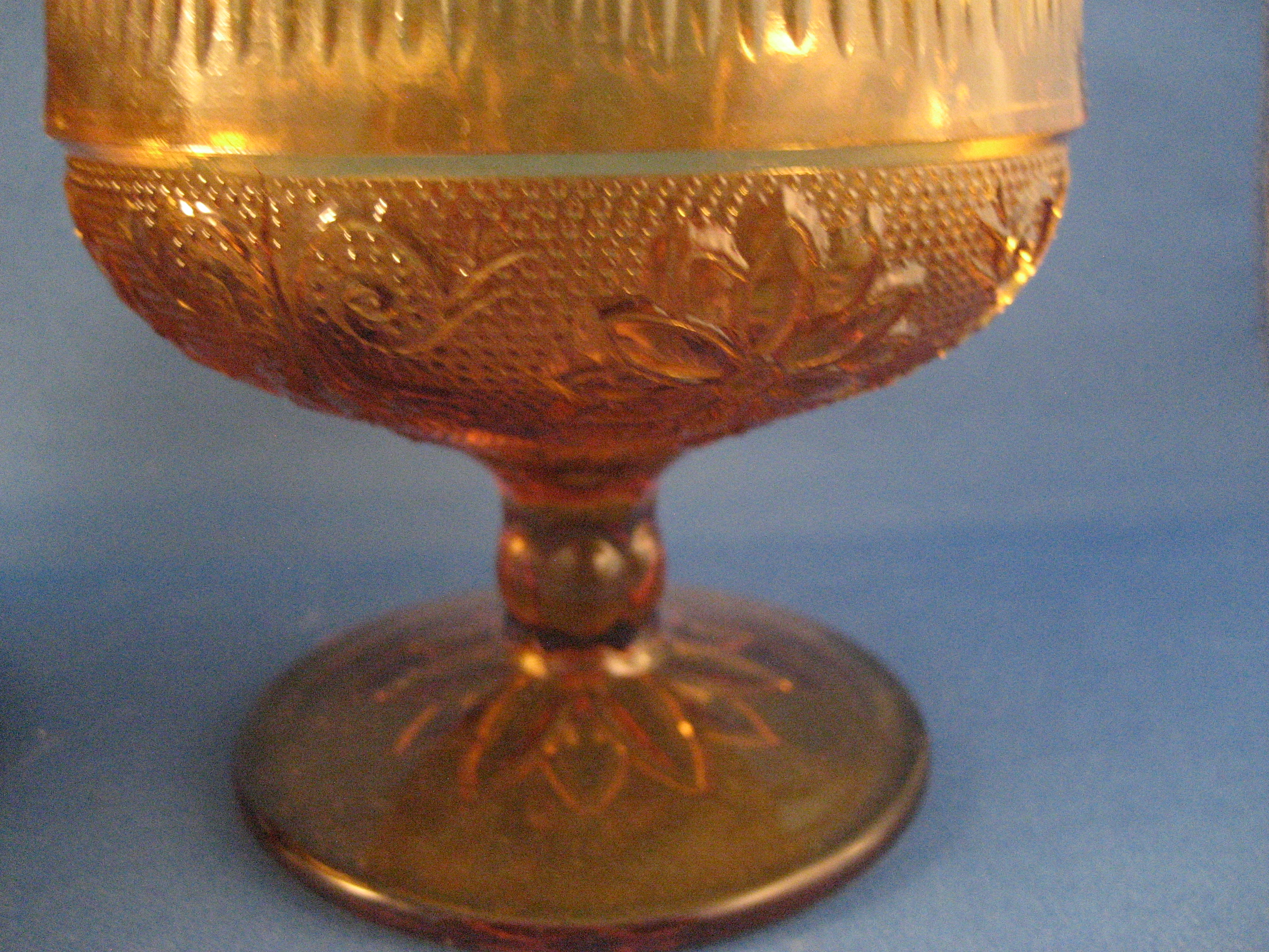 Amber Tiara Candle Holders